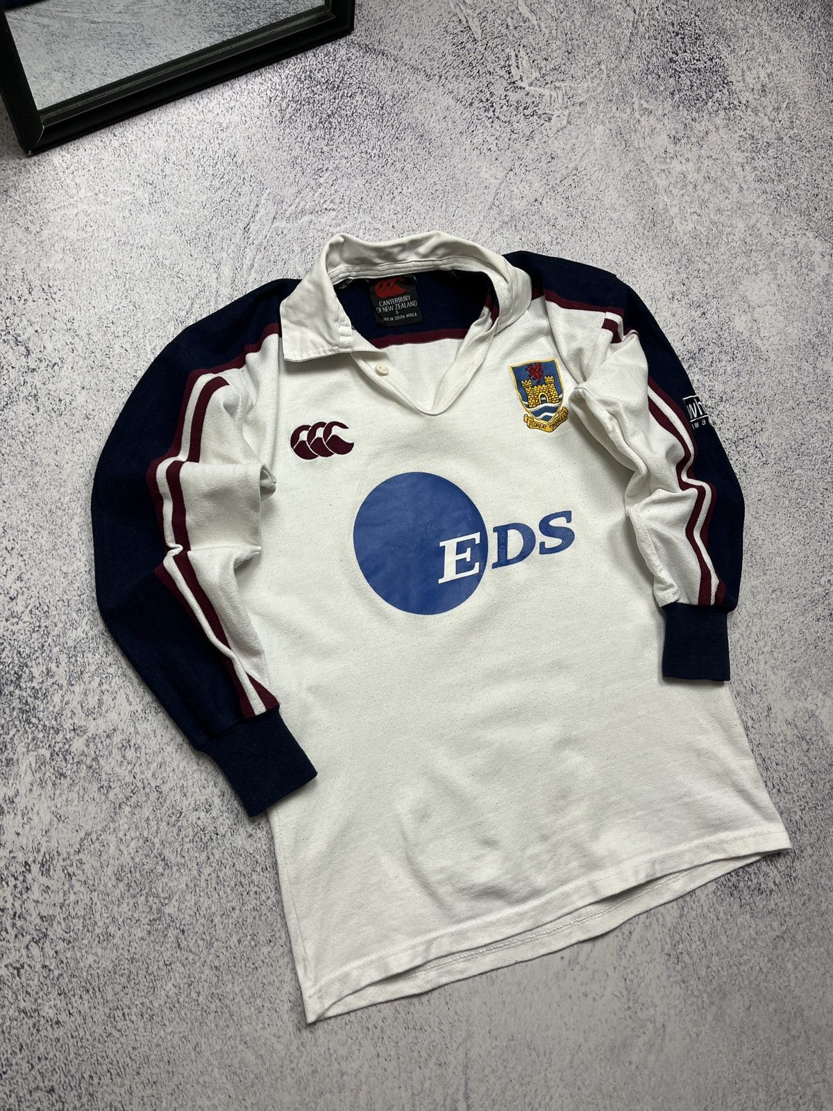 Canterbury of New Zealand Vintage Canterbury Swansea Rugby Shirt Jersey Long Sleeve Size US S / EU 44-46 / 1 - 4 Thumbnail
