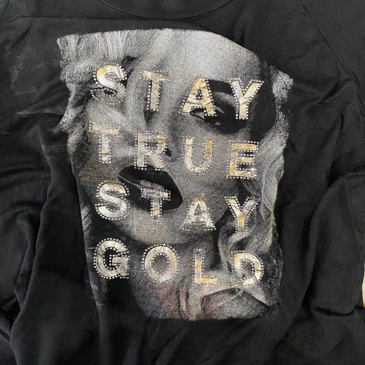 If Six Was Nine × Japanese Brand Japanese Grunge Egoist Stay True Stay Gold Cut Out Sleeve Size M / US 6-8 / IT 42-44 - 3 Thumbnail