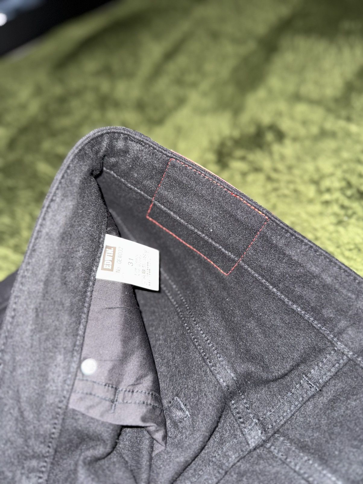 Edwin [31] EDWIN Japan Winter Cotton Pants Washed Black Size US 31 - 4 Thumbnail