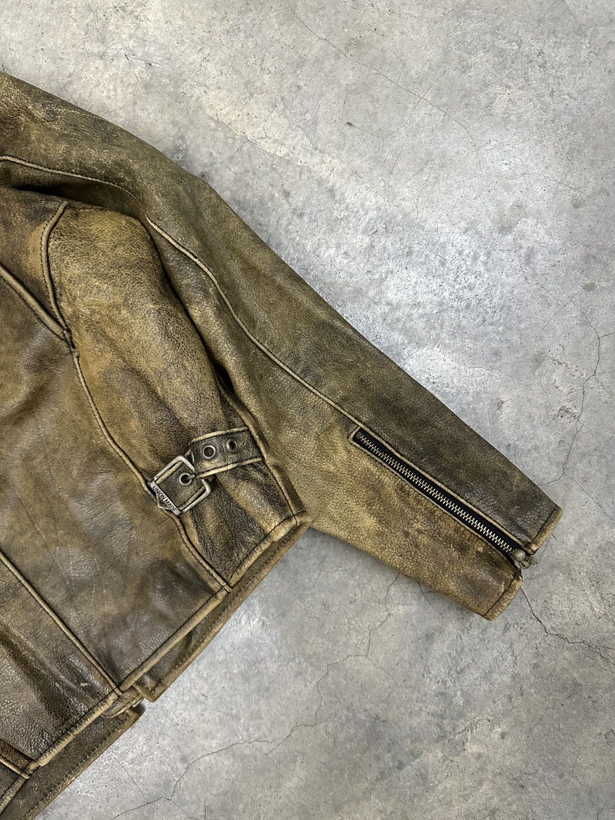 I Am Not A Human Being × Vintage Vintage Human Being Leather Jacket Size US M / EU 48-50 / 2 - 16 Thumbnail
