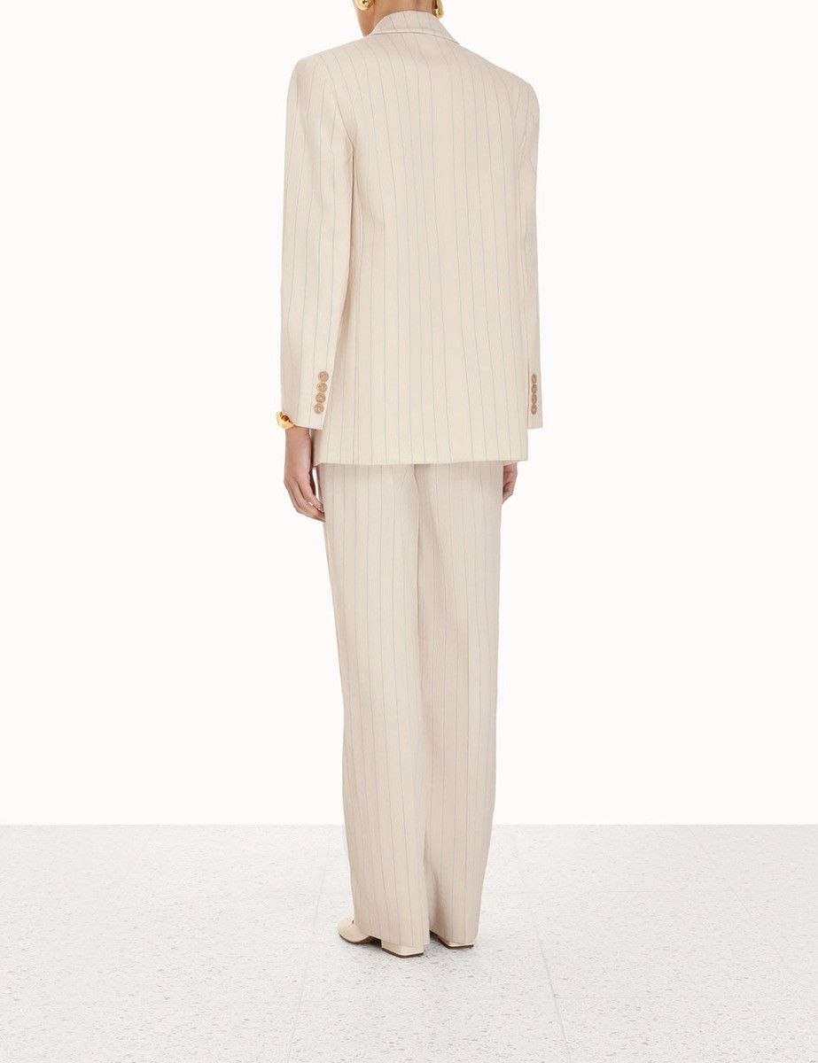 Zimmermann oc11z0225 Luminosity Relaxed Jacket in Ivory Size L / US 10 / IT 46 - 2 Thumbnail