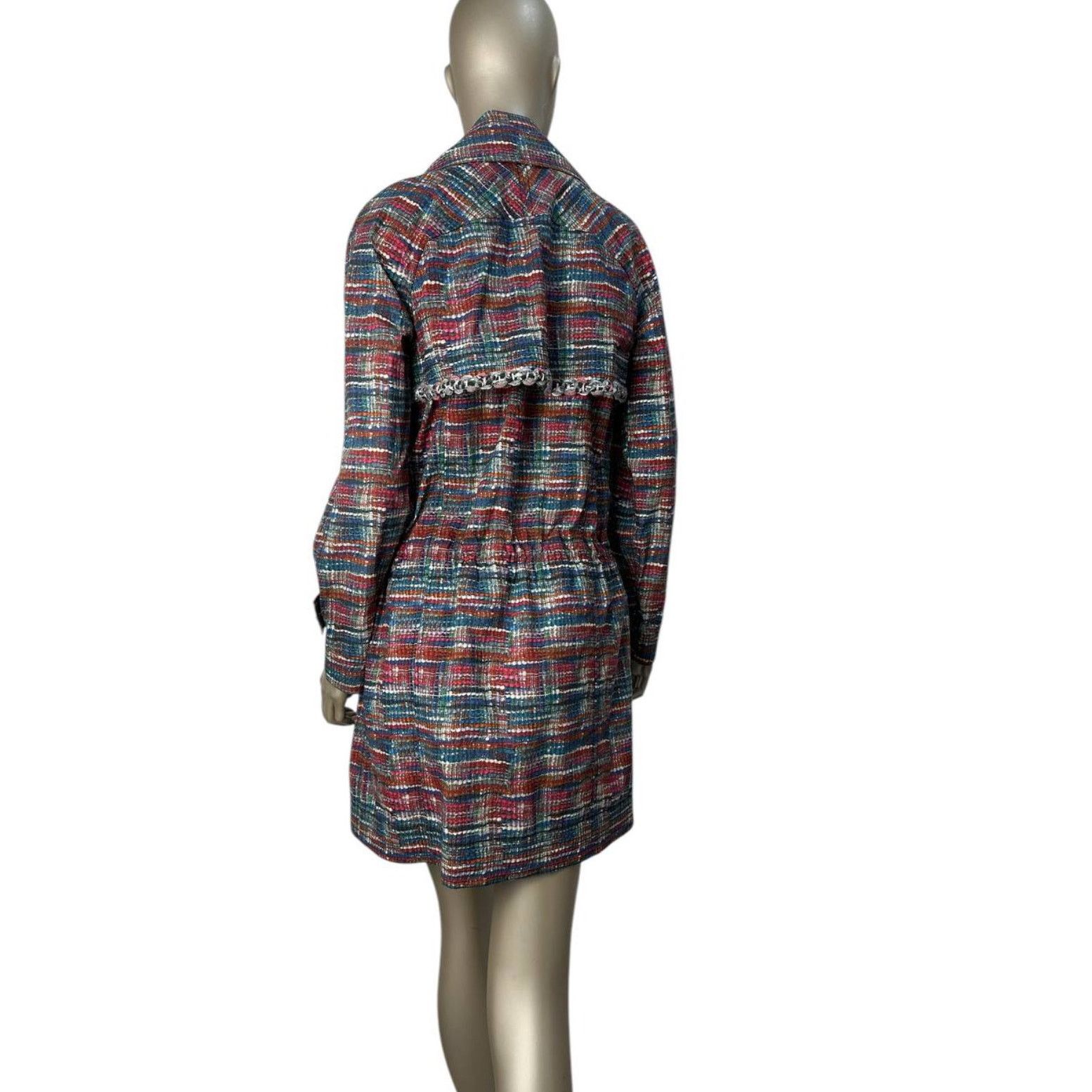 Chanel Chanel Cotton Multicolour Rain Coat Sz.38 Size S / US 4 / IT 40 - 2 Thumbnail