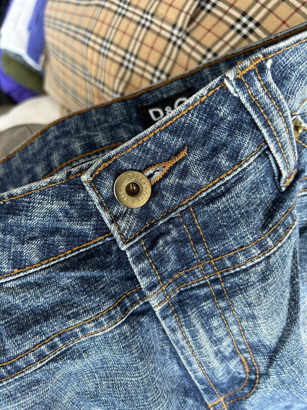 Dolce & Gabbana Dolce & Gabbana D&G EMBROIDERY Jeans Size US 31 - 19 Thumbnail