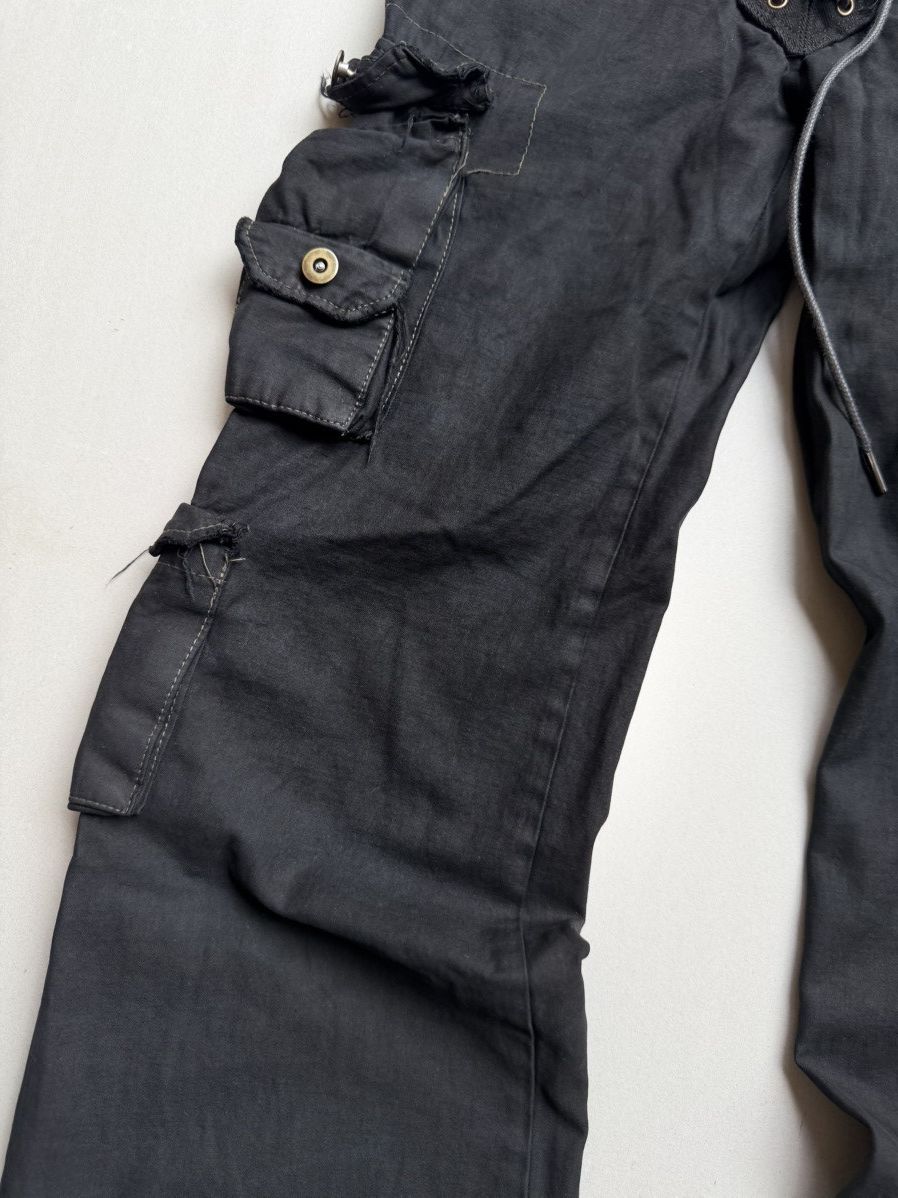 Japanese Brand VG lace up flare cargo pants Size US 26 / EU 42 - 4 Thumbnail