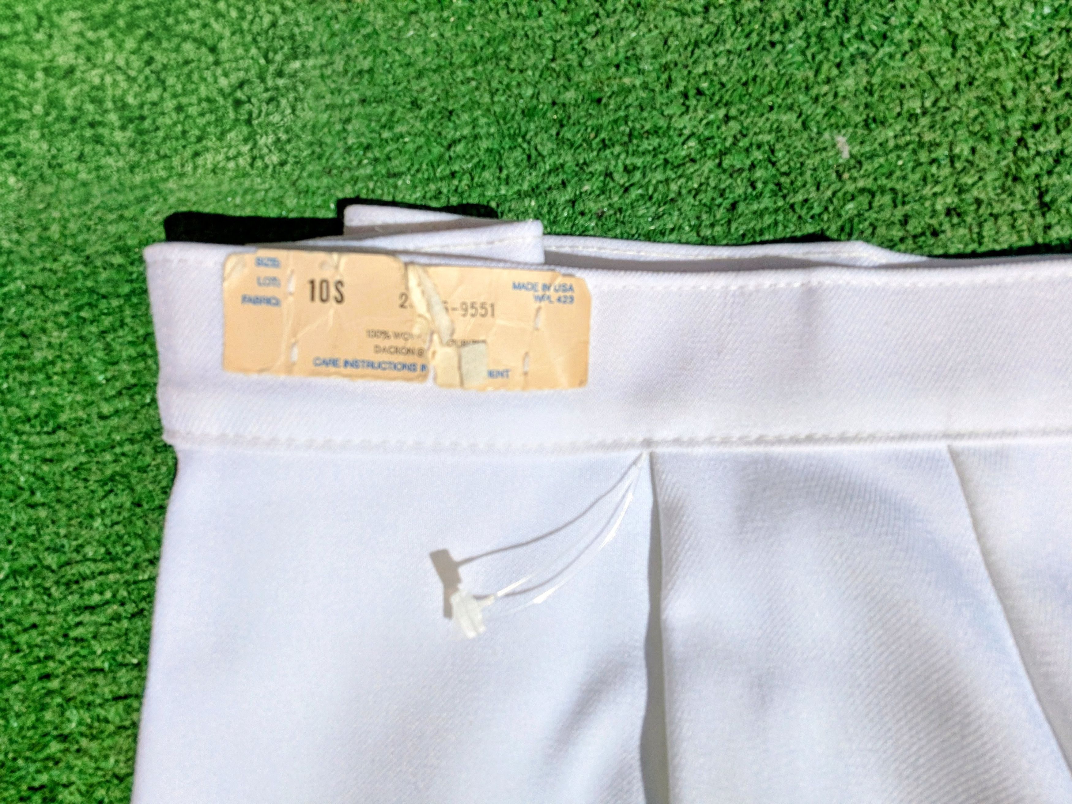 Levi's VTG 1980s Ivory Levi's USA Womens S/10S High Rise Wide Pants Size 26" / US 2 / IT 38 - 4 Thumbnail