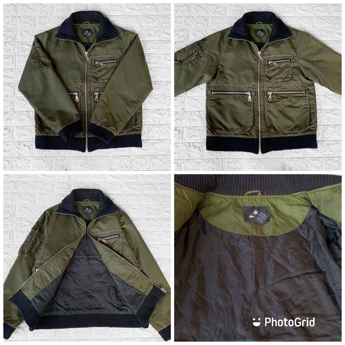 Airwalk Airwalk Thinsulate Utility MultiPocket Zipper Nylon Jacket Size US M / EU 48-50 / 2 - 14 Thumbnail