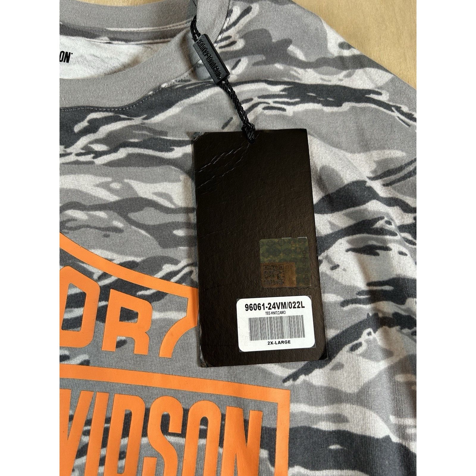 Harley Davidson Harley-Davidson Men's 2XL T-Shirt Racing Camouflage Gray NEW Size US XXL / EU 58 / 5 - 4 Thumbnail