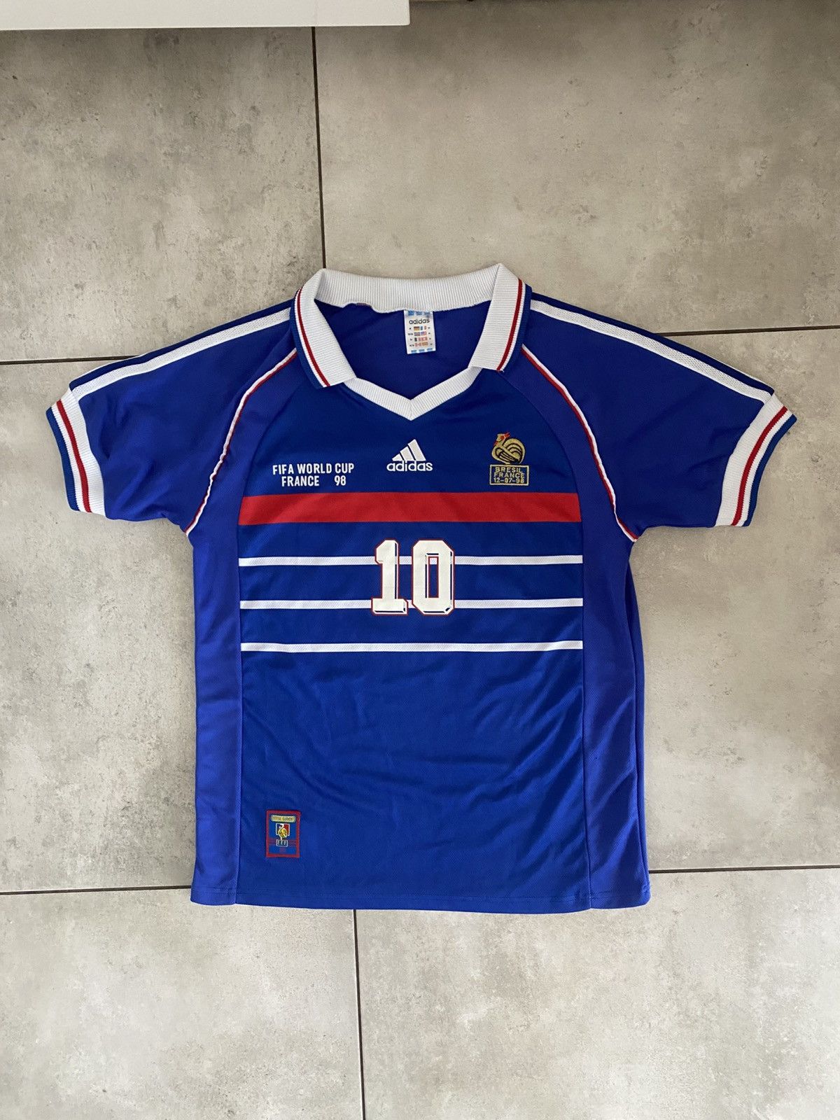 Adidas × Vintage Adidas Zidane France Jersey World cup france 1998 98 Size US M / EU 48-50 / 2 - 2 Thumbnail