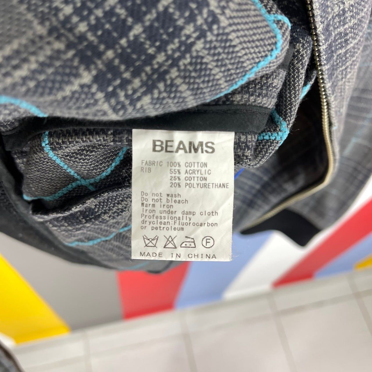 Beams Japan BEAMS Zipper Jacket Checked Plaid #1177/AP Size US S / EU 44-46 / 1 - 6 Thumbnail