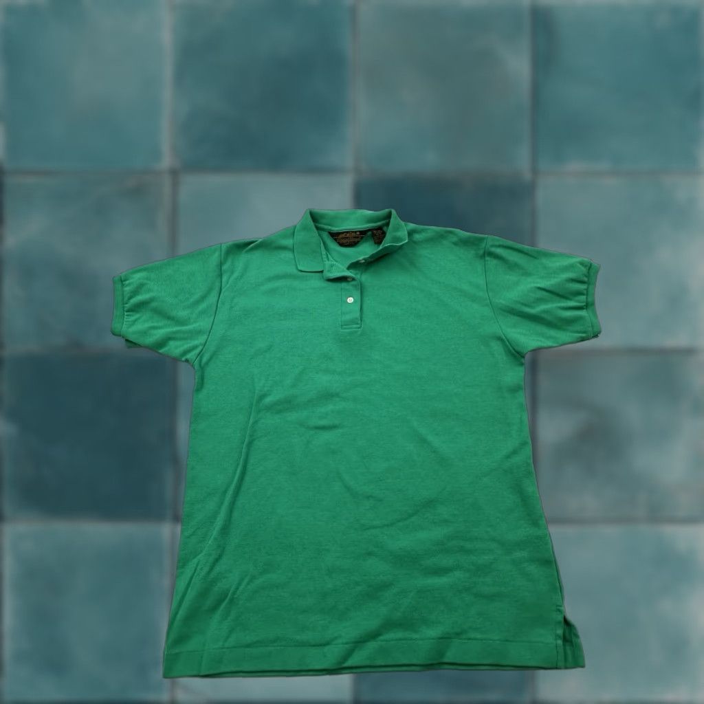 Eddie Bauer VINTAGE Eddie Bauer Shirt Mens M Green Polo Short Sleeve Fits Small Casual Classic Men’s Polo Shirt Size US M / EU 48-50 / 2 - 1 Thumbnail
