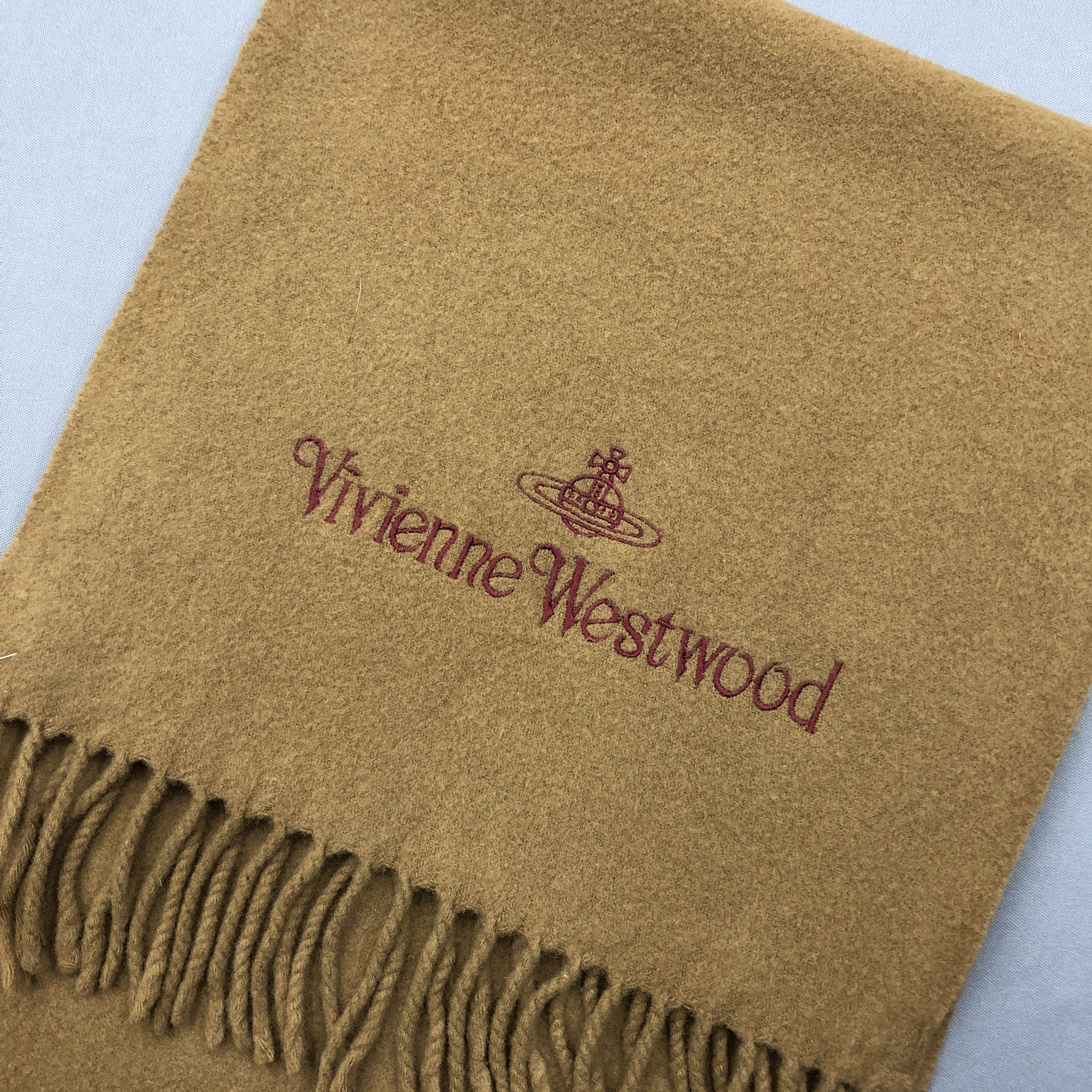 Japanese Brand Vintage Vivienne Westwood Scarf Orbs Muffler Wool Scarves Size ONE SIZE - 4 Thumbnail