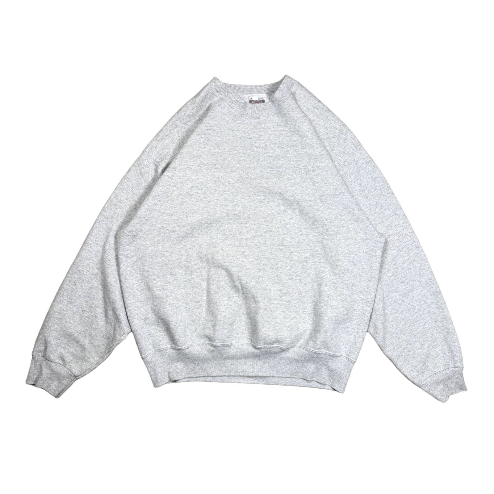 Fruit Of The Loom Vintage 90s Fruit of the Loom Heavyweight Gray Crewneck XL Size US XL / EU 56 / 4 - 1 Thumbnail