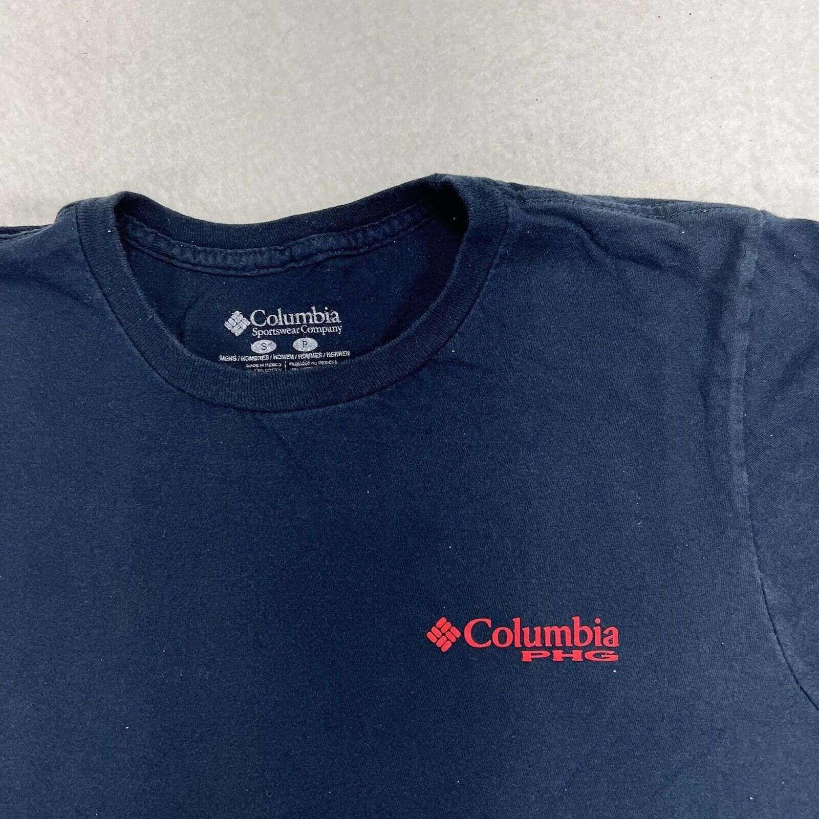 Columbia Columbia Navy Blue Short Sleeve Logo Graphic T Shirt Size US S / EU 44-46 / 1 - 5 Thumbnail