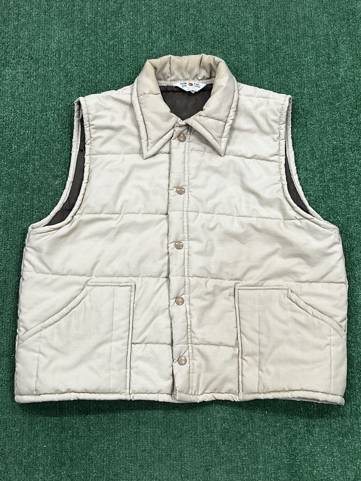 Vintage Vintage 70s Tom Cat Puffer Vest Size US XL / EU 56 / 4 - 1 Thumbnail