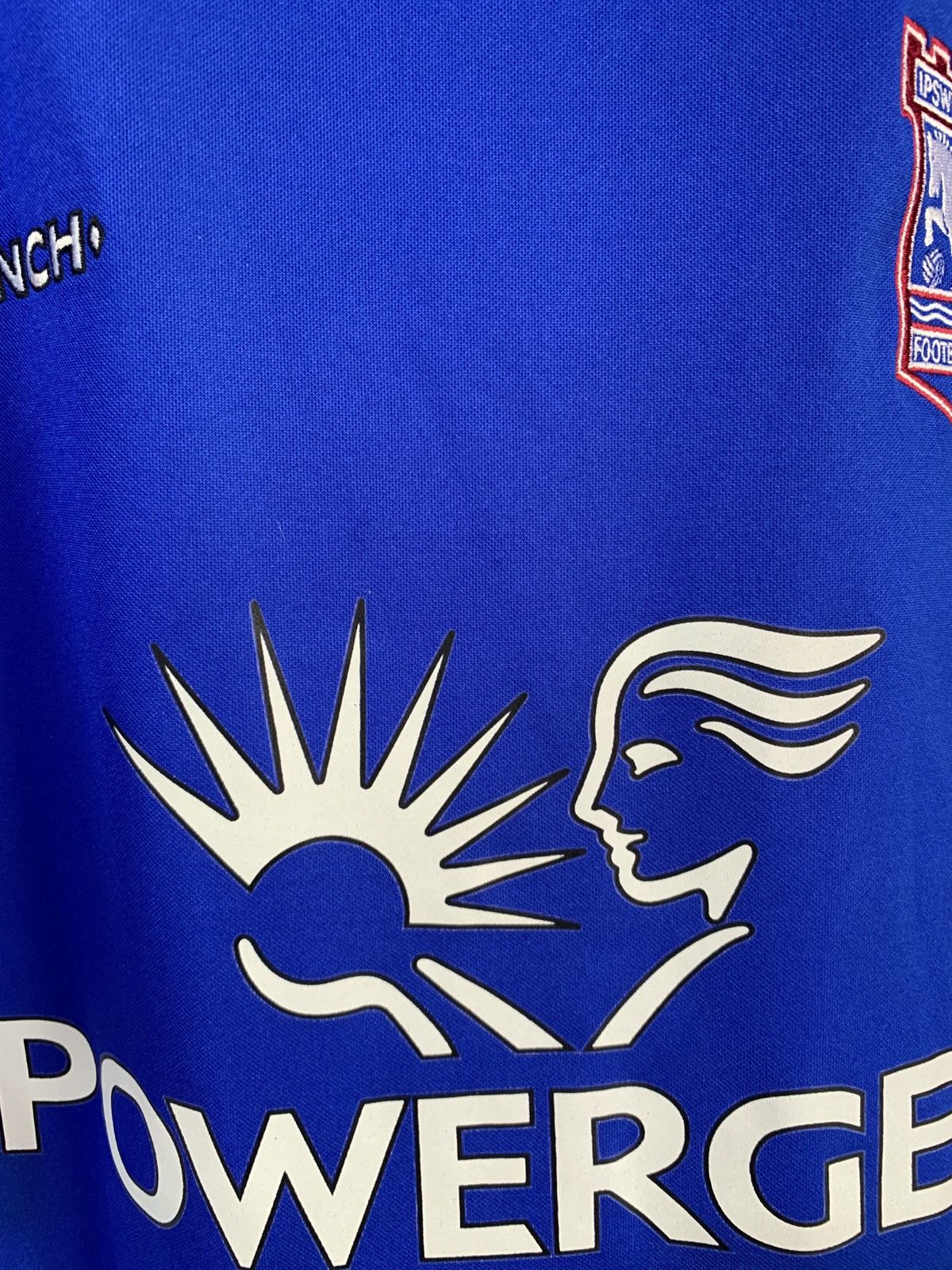 Vintage Ipswich Town Home Football Shirt Vintage Punch Soccer Jersey Size US XL / EU 56 / 4 - 5 Thumbnail