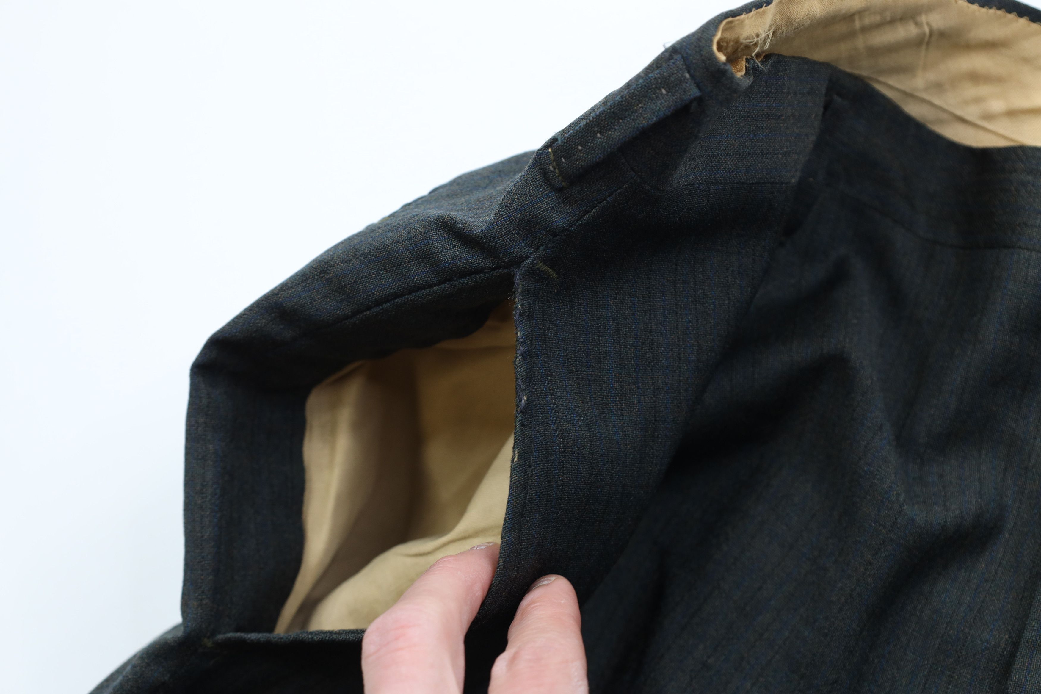 Vintage Vintage 50s Streetwear Wool Rayon Gabardine Chino Pants USA Size US 36 / EU 52 - 8 Thumbnail