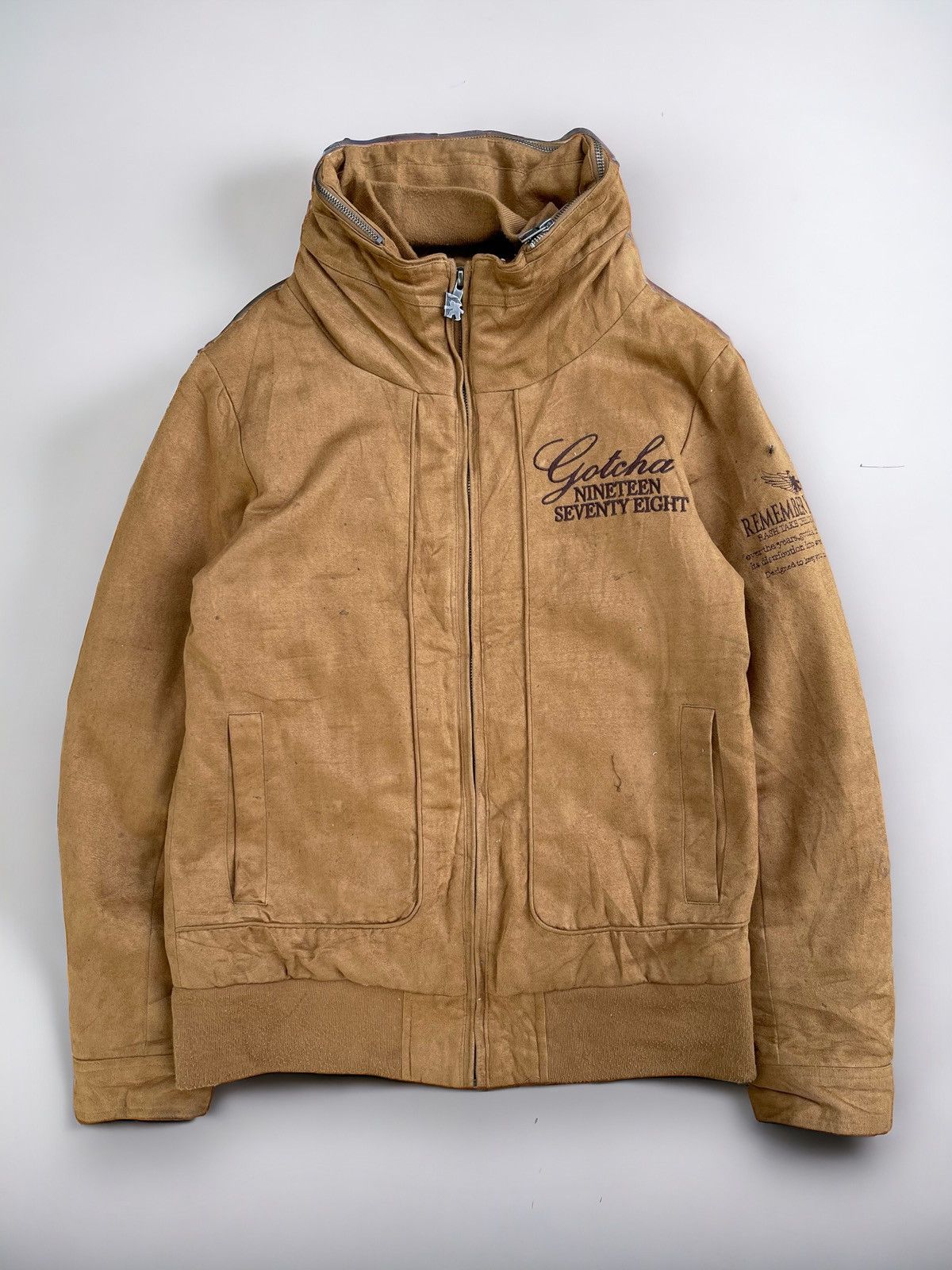 If Six Was Nine 🔥GOTCHA PROPAGANDA SUEDE BONO JACKET LGB STYLE Size US M / EU 48-50 / 2 - 2 Thumbnail