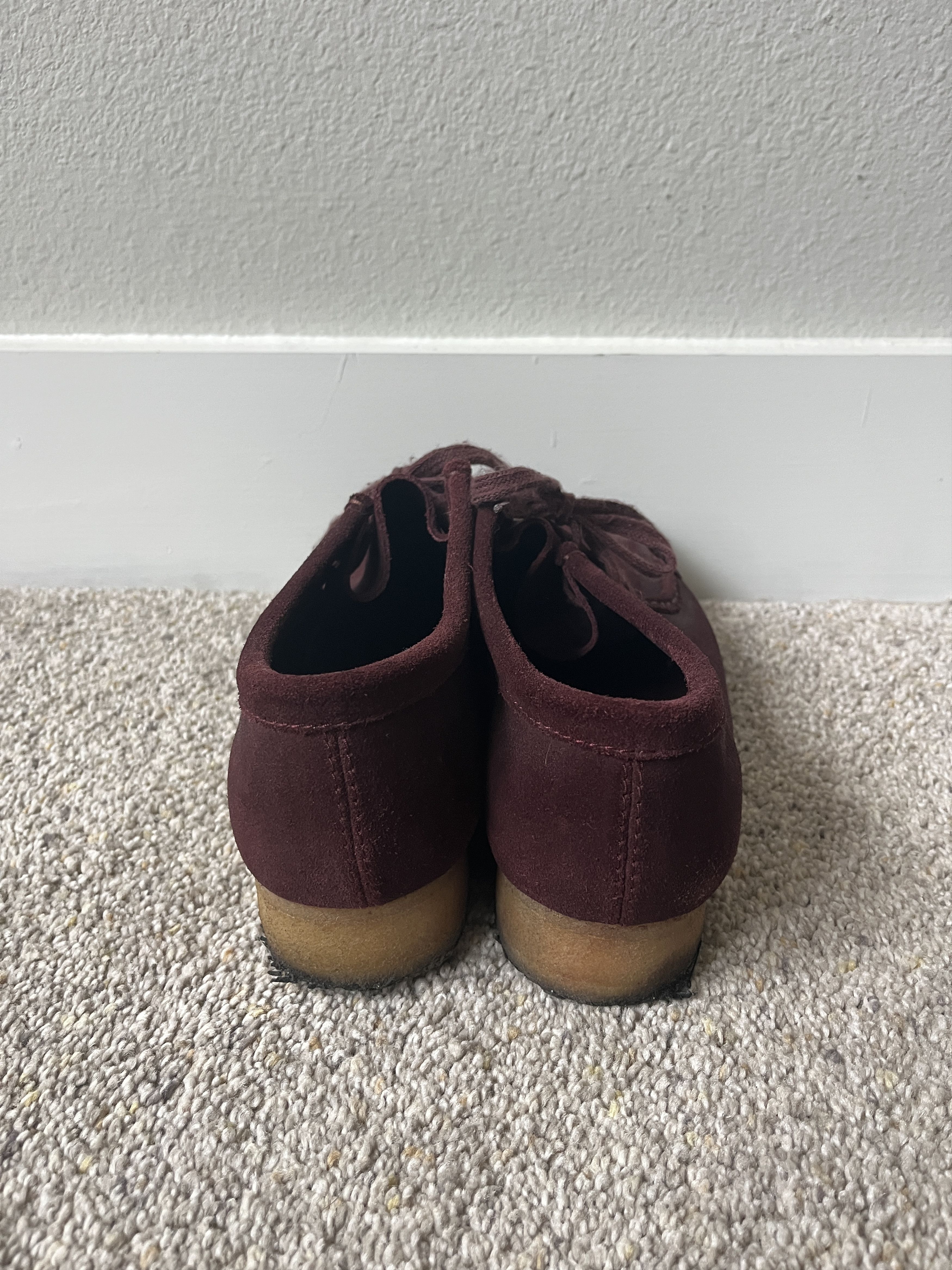 Clarks Clarks Wallabee Low Burgundy Plum Size US 8 / EU 41 - 3 Thumbnail