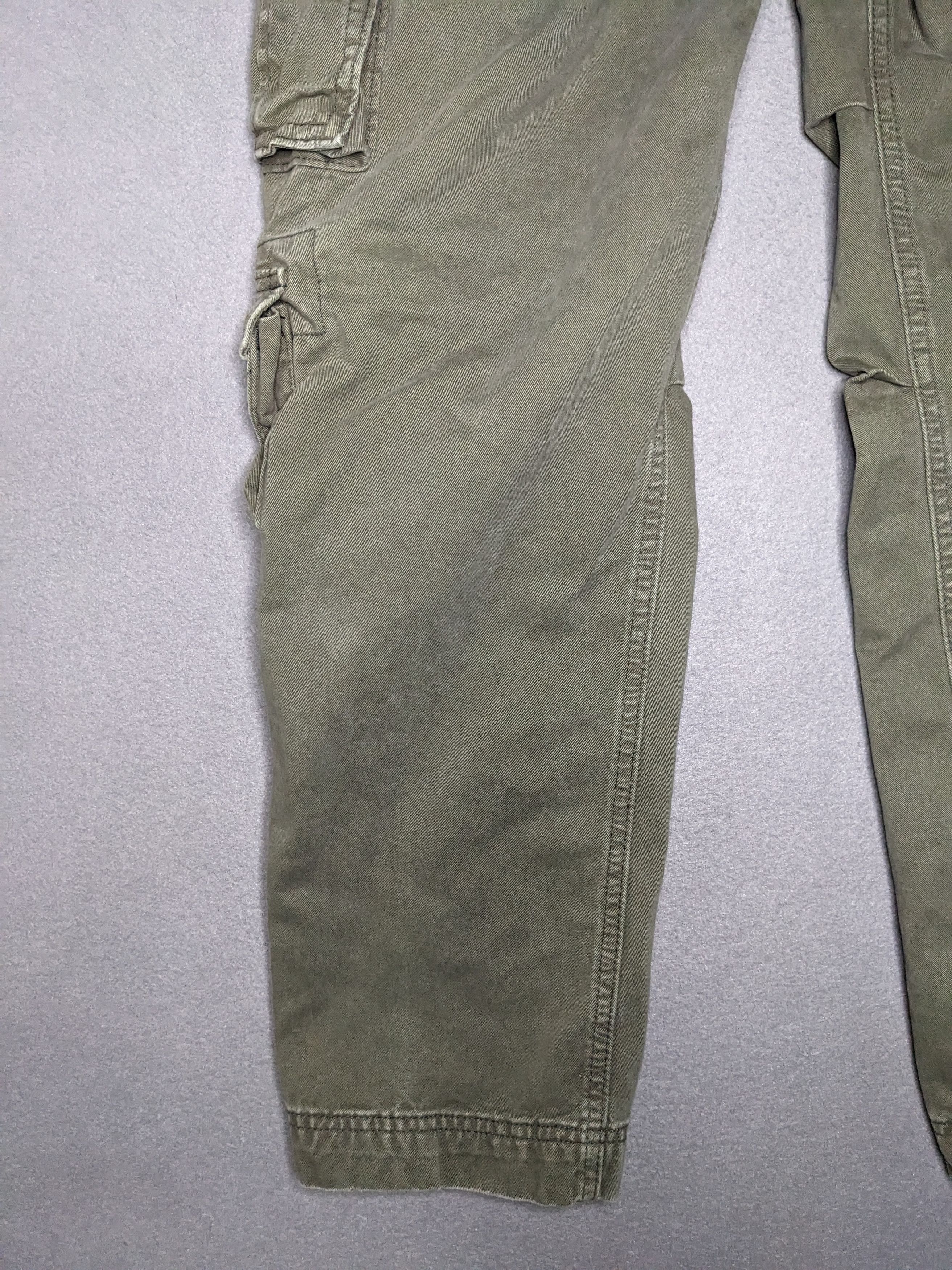 Abercrombie & Fitch VTG Abercrombie & Fitch Paratrooper Cargo Pants 30x29 Y2K Size US 30 / EU 46 - 9 Thumbnail