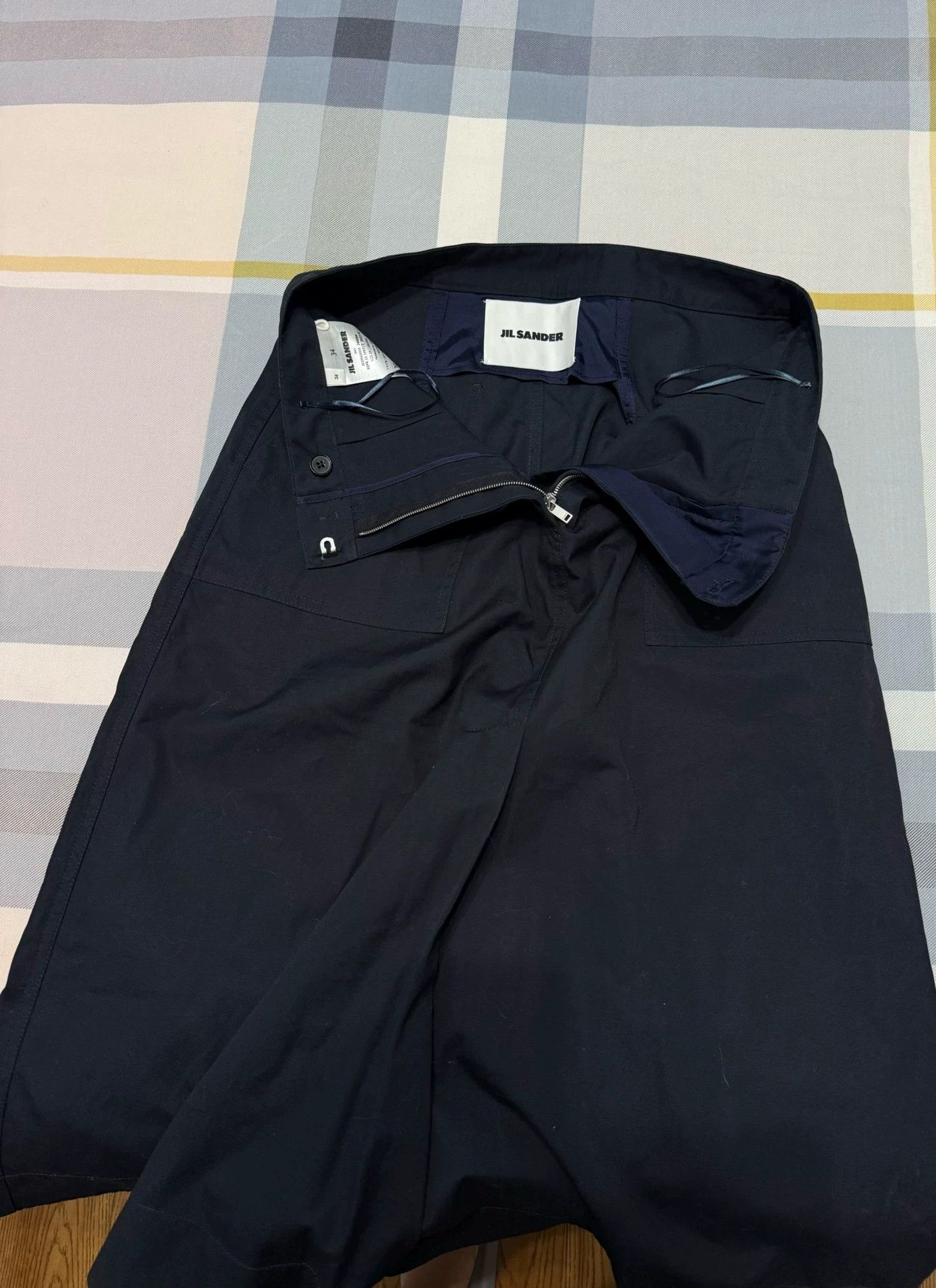 Jil Sander Jil Sander Navy Blue Skirt Fit Waist 70 New Auth Size 25" / US 0 / IT 36 - 4 Thumbnail