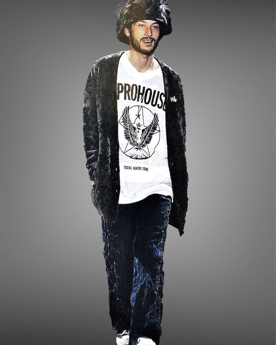 Japanese Brand Aw2002 Lass Musician Prohouse 3/4 Top Size US S / EU 44-46 / 1 - 2 Thumbnail