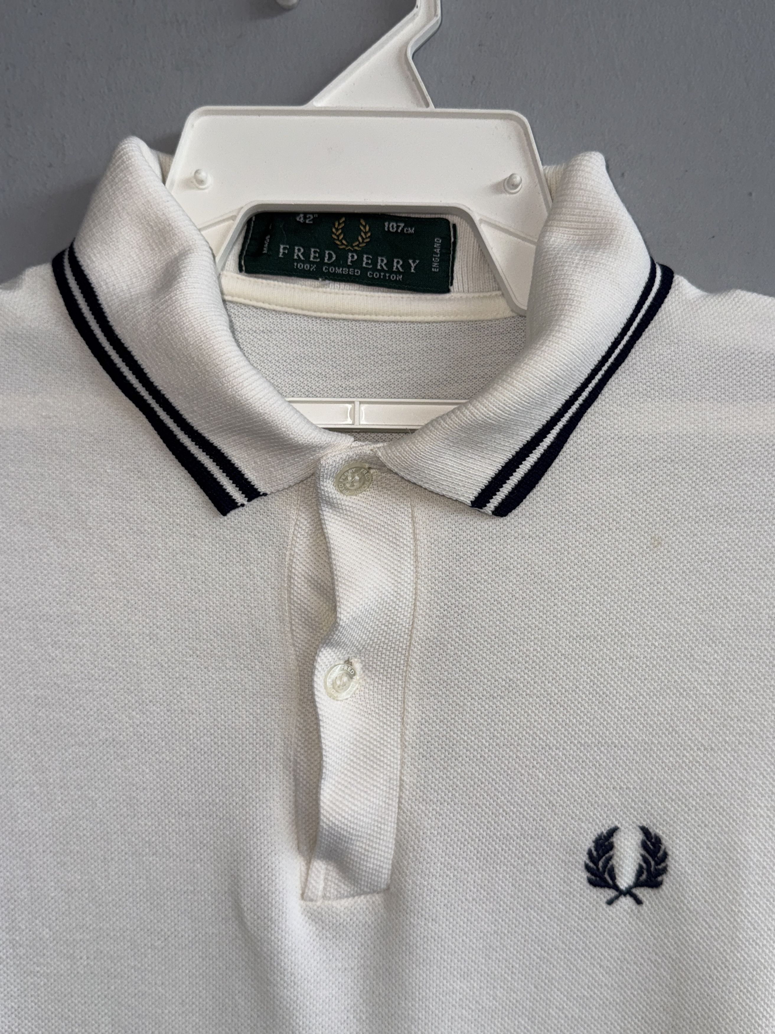 Fred Perry Fred Perry Made In England Polo Vintage Shirt Size US M / EU 48-50 / 2 - 3 Thumbnail
