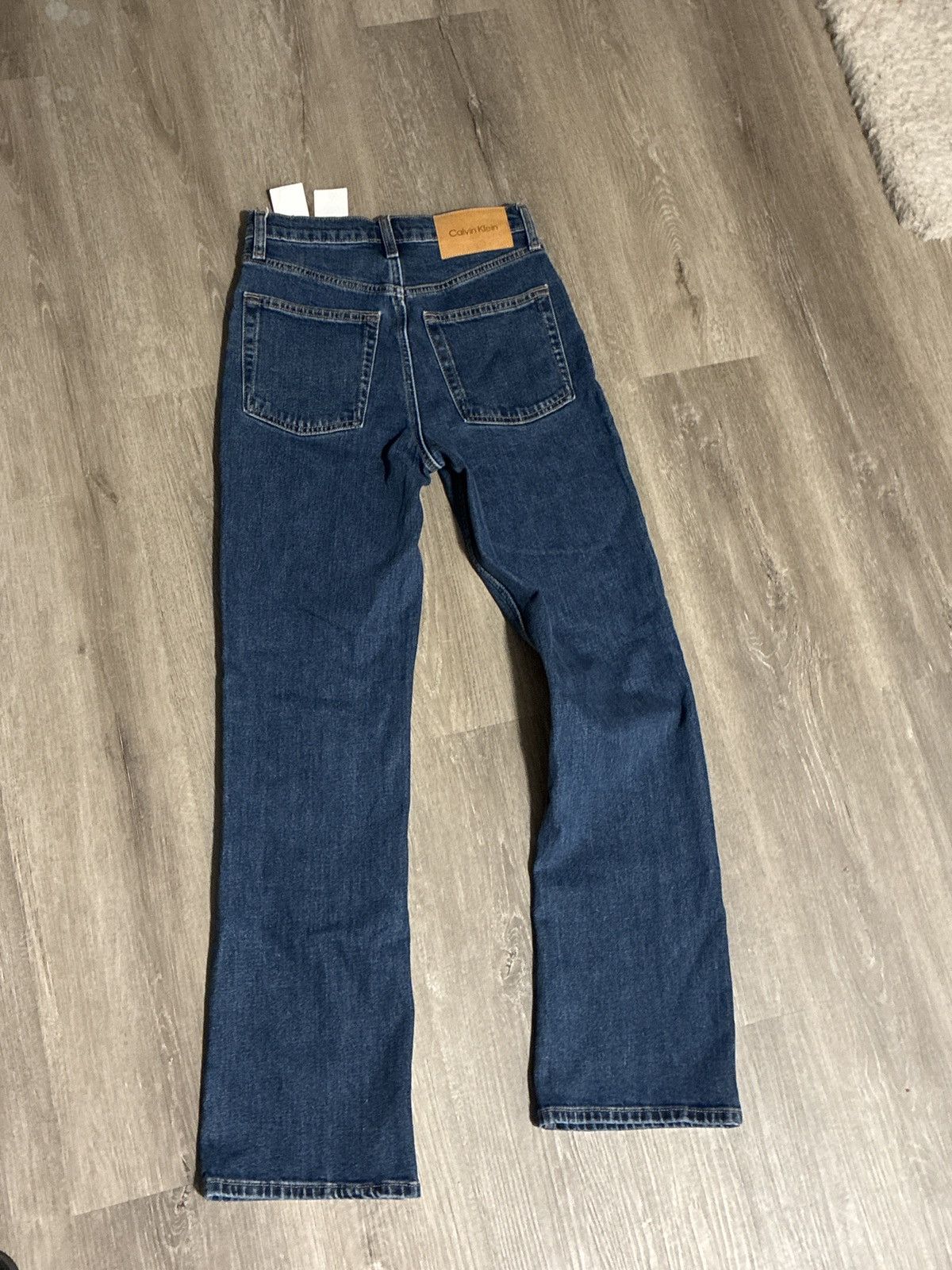 Calvin Klein Women's Calvin Klein Original Bootcut Stretch Denim Size 24" / US 00 / IT 34 - 2 Thumbnail