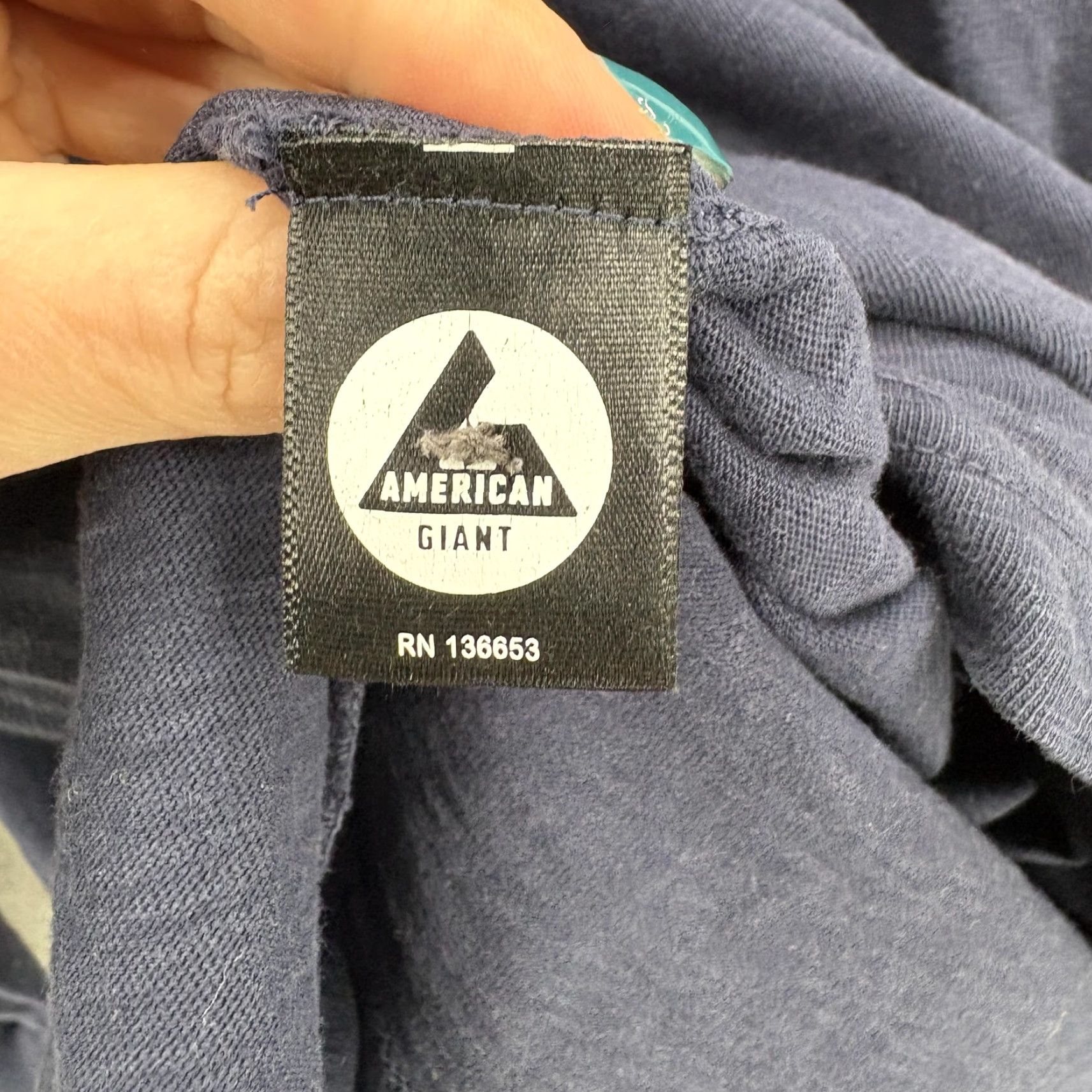 Vintage American Giant Shirt Mens 2XL Blue Cotton Long Sleeve Henley Made USA Casual Size US XXL / EU 58 / 5 - 5 Thumbnail