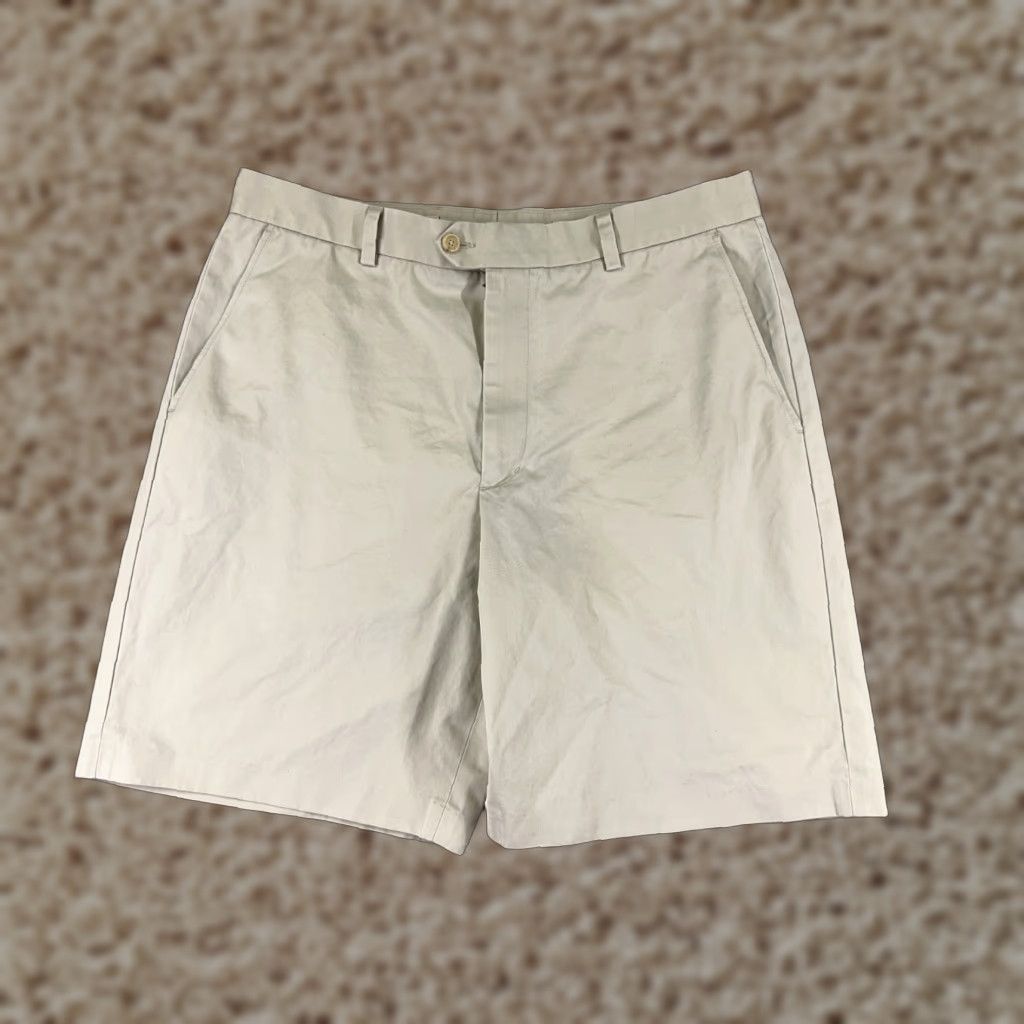 Nordstrom John W Nordstrom Shorts Mens 35 Beige Khaki Golf 100% Supima Cotton Golfer - Chino, Lightweight, Casual, Travel, Workwear - Beige Mens 35 Size US 35 - 1 Thumbnail