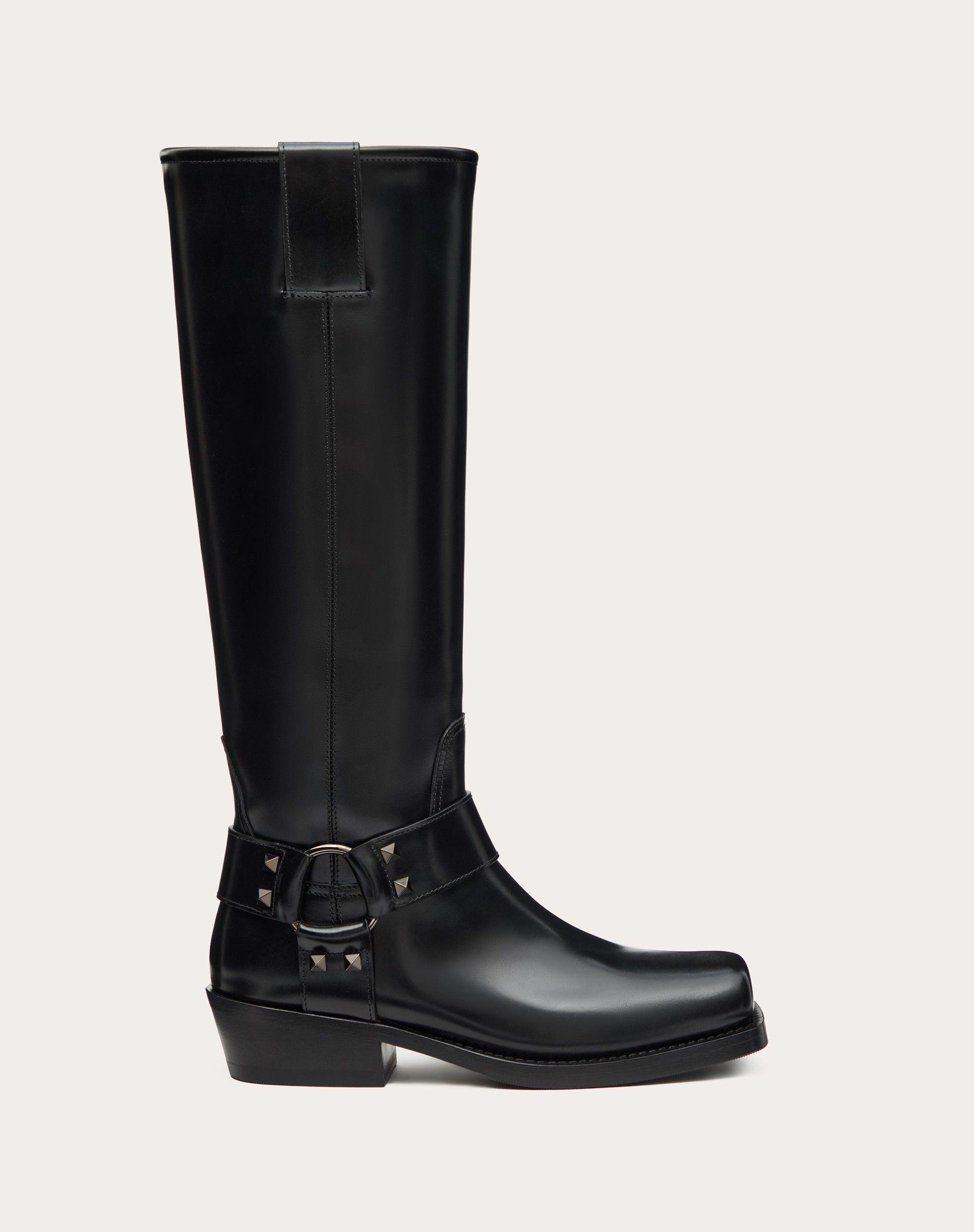 Valentino Rockstud Calfskin Biker Boot 40mm Size US 9.5 / IT 39.5 - 1 Thumbnail