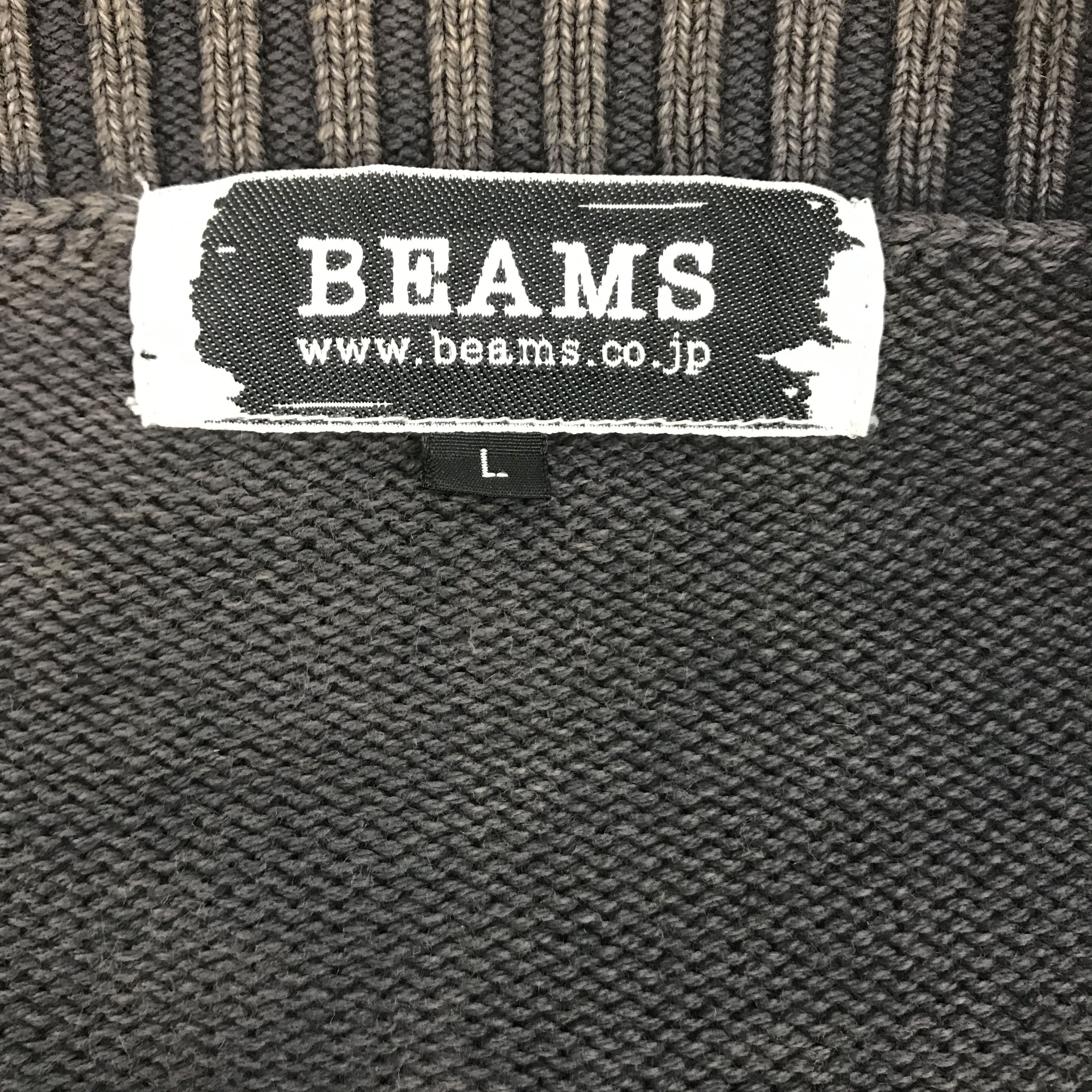 Beams Plus × Japanese Brand ifsixwasnine style beams black faded zipper knitwear jacket Size US L / EU 52-54 / 3 - 10 Thumbnail