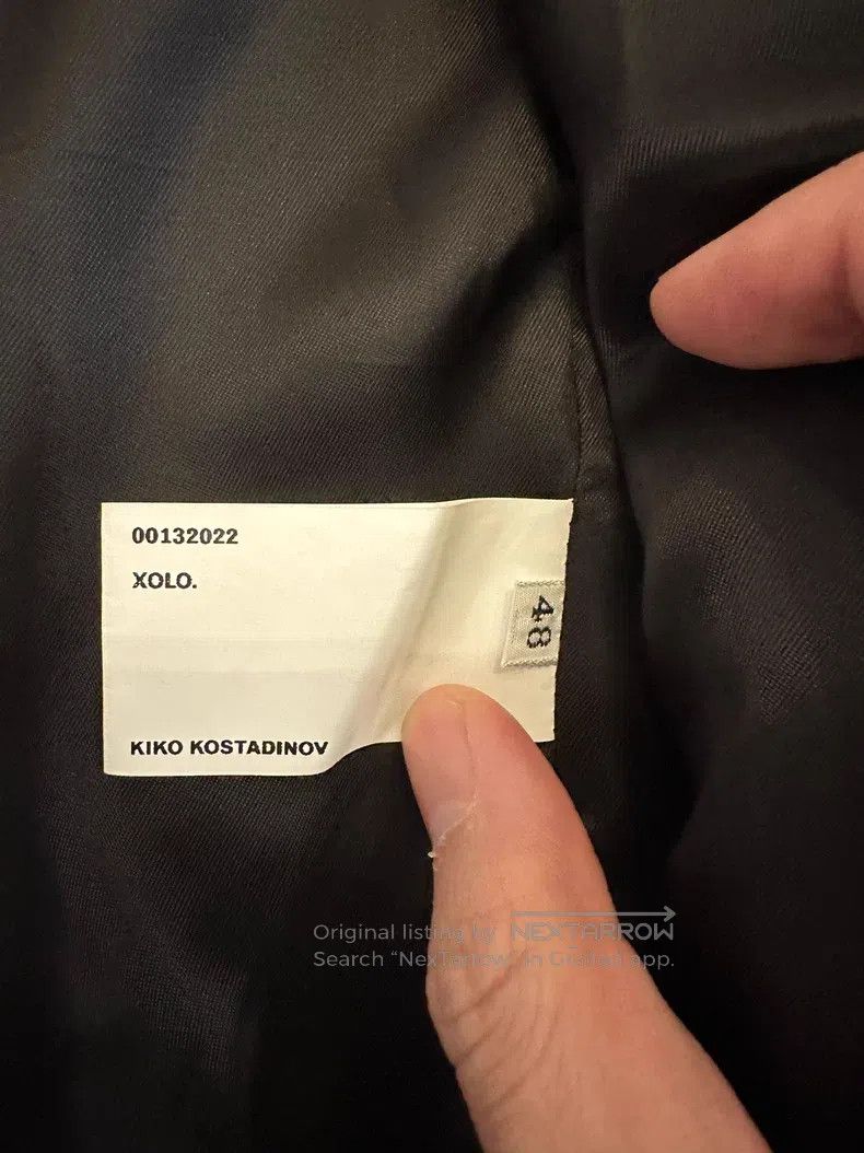 Kiko Kostadinov Kiko Kostadinov 22FW 22AW Black Distressed Jacket Size US M / EU 48-50 / 2 - 5 Thumbnail
