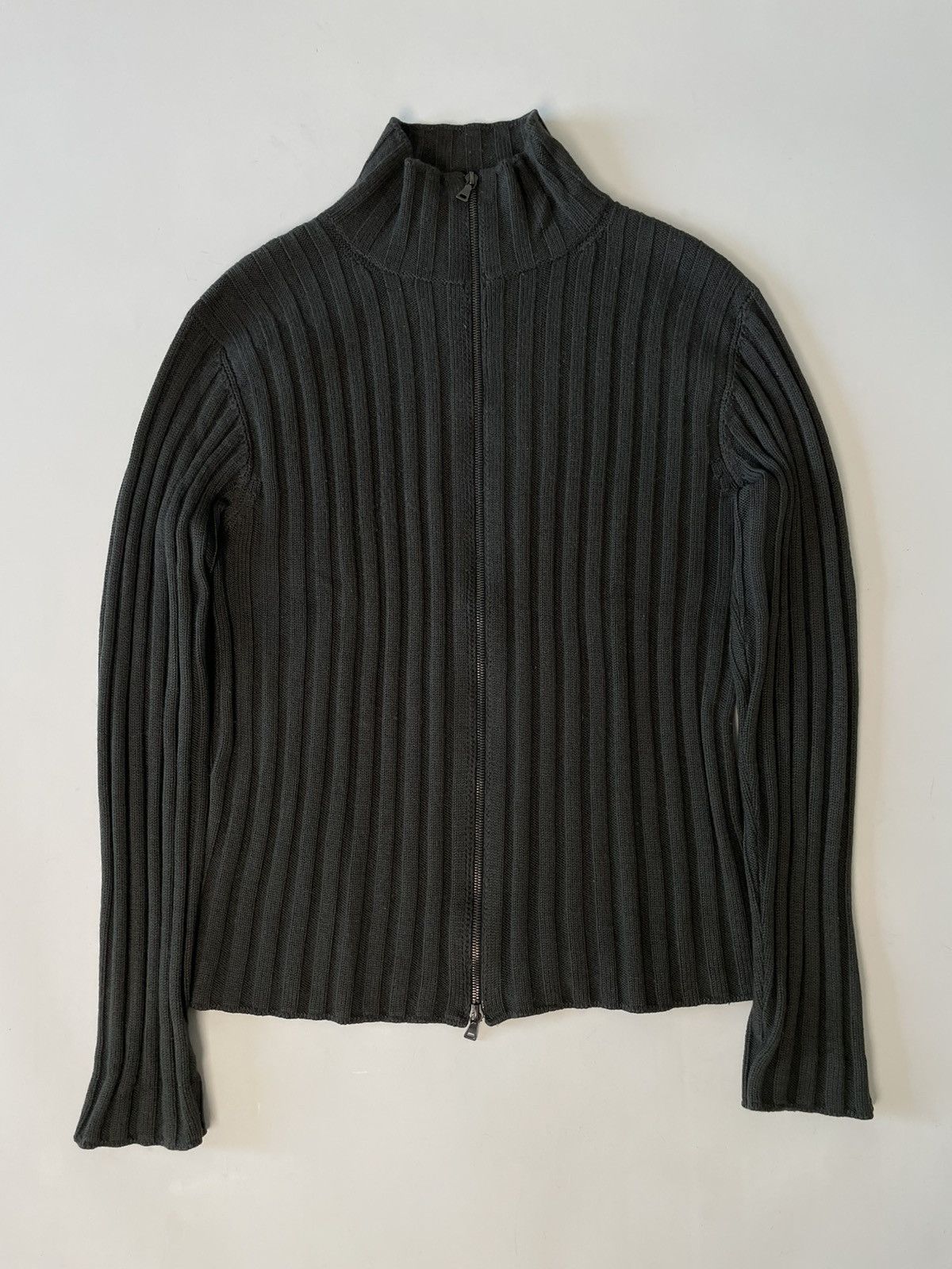 Prada Prada 2000s Wool Zip Sweater Size US M / EU 48-50 / 2 - 1 Thumbnail