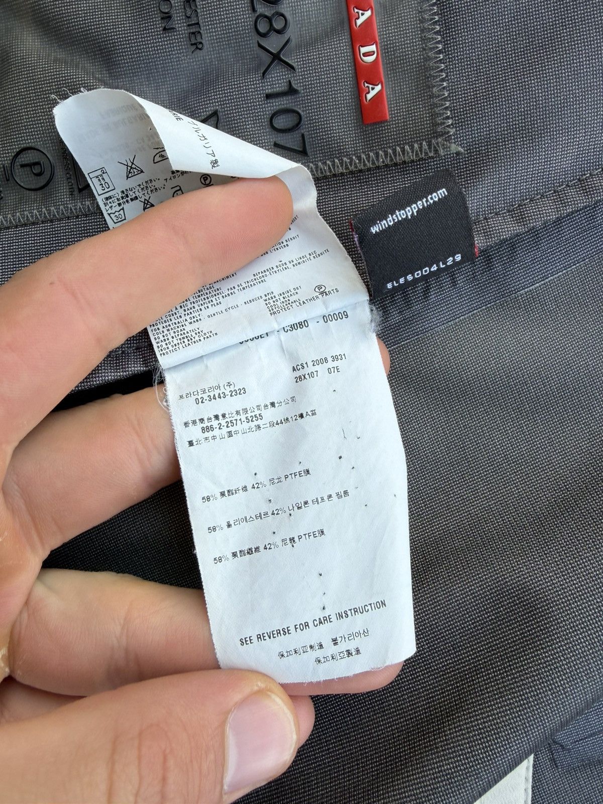 Prada Prada Double Breasted Wind Stopper Waterproof Coat Size L / US 10 / IT 46 - 20 Thumbnail