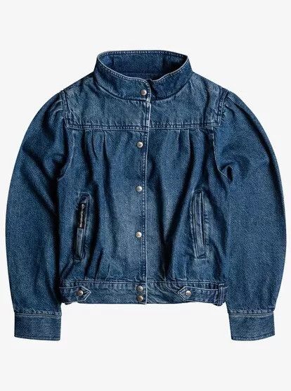 Quiksilver The Nancy - Stranger Things Denim Jacket Size M / US 6-8 / IT 42-44 - 1 Thumbnail
