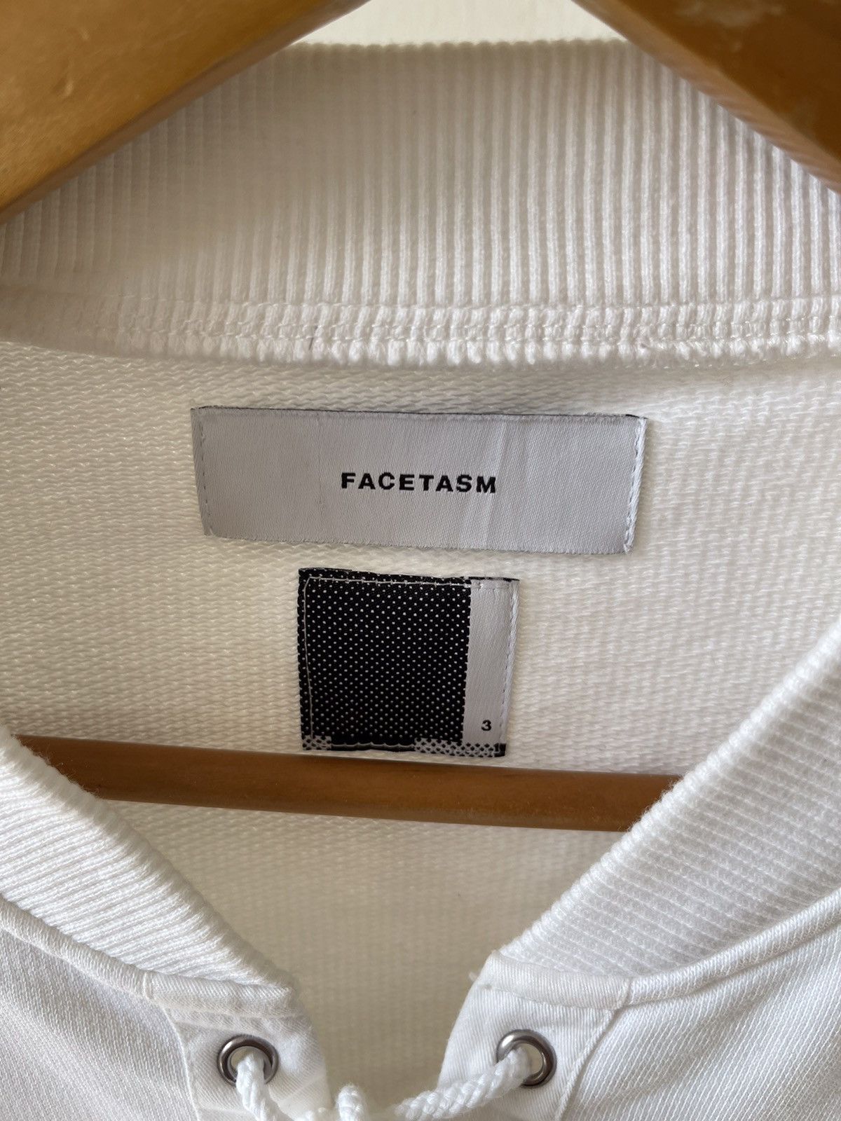 Auralee × Facetasm × Japanese Brand Facetasm 00 Lace Neck Design Sweatshirt Size US XL / EU 56 / 4 - 10 Thumbnail