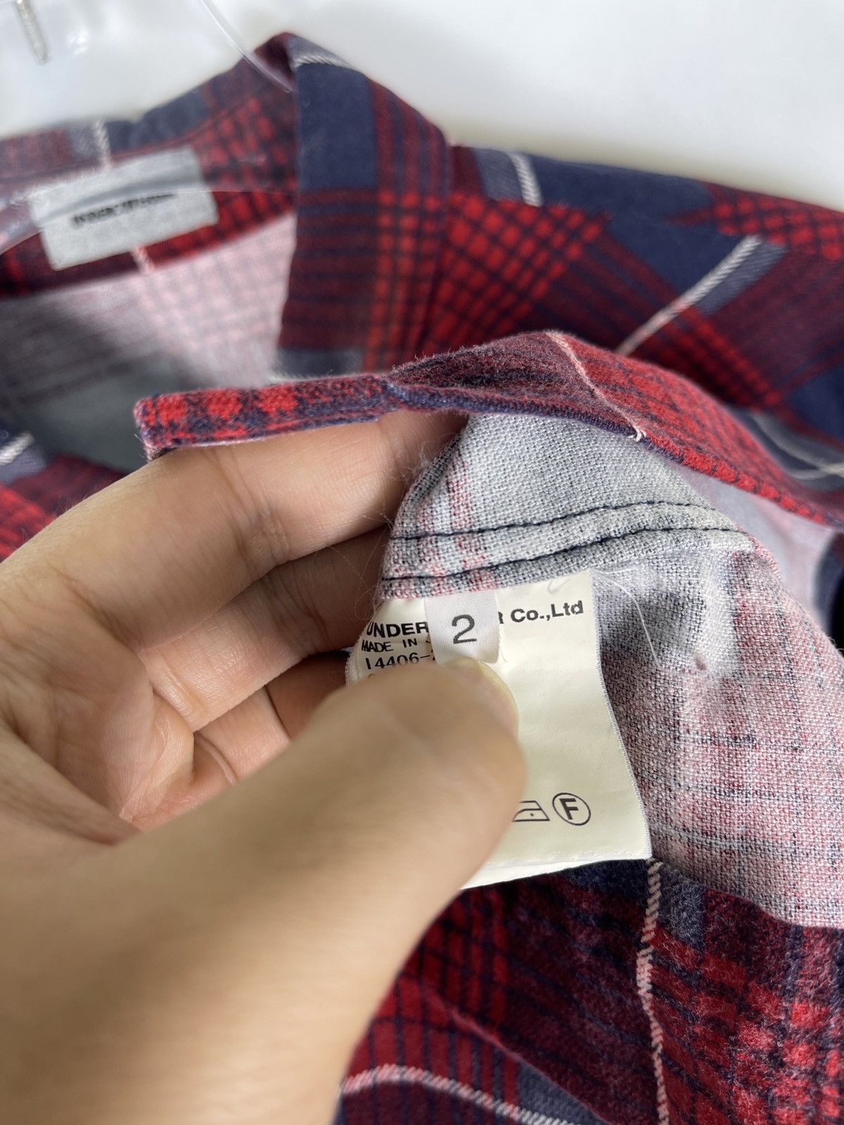 Undercover Undercoverism SS12 "Open Strings" Plaid Shirt Size US M / EU 48-50 / 2 - 6 Thumbnail