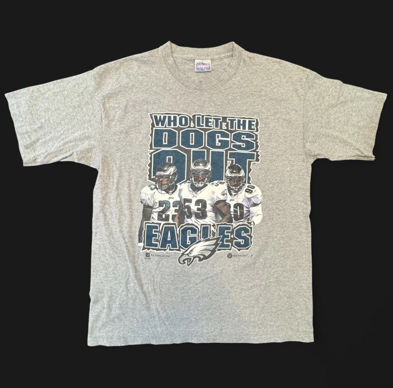 Other Y2K 2000 Philadelphia Eagles “Who Let The Dogs Out” NFL Tee Size US XL / EU 56 / 4 - 1 Thumbnail