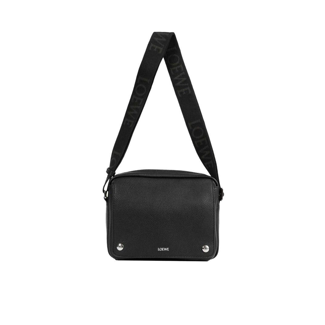 Loewe LOEWE Pebble Medium Black Leather Messenger Bag New & Authen Size ONE SIZE - 1 Thumbnail