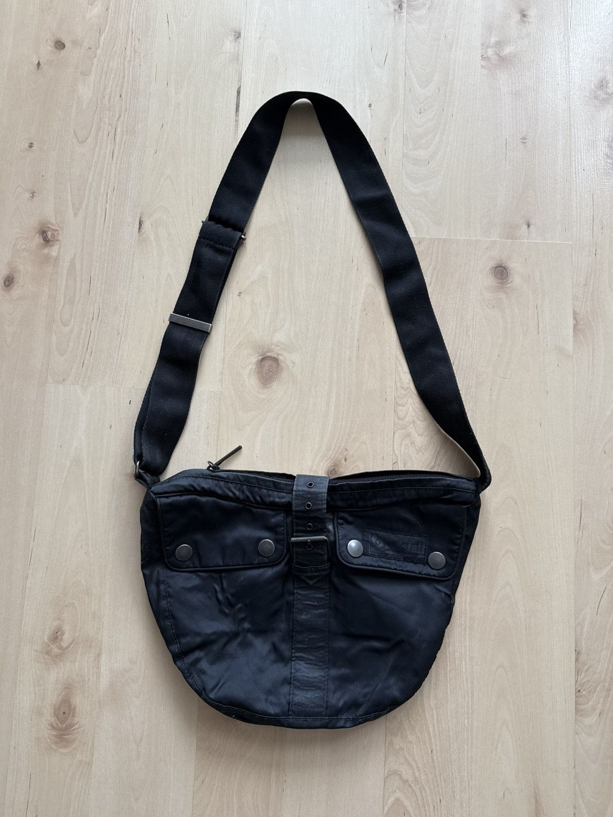Belataff vintage waxed messenger shoulder bag unisex retro