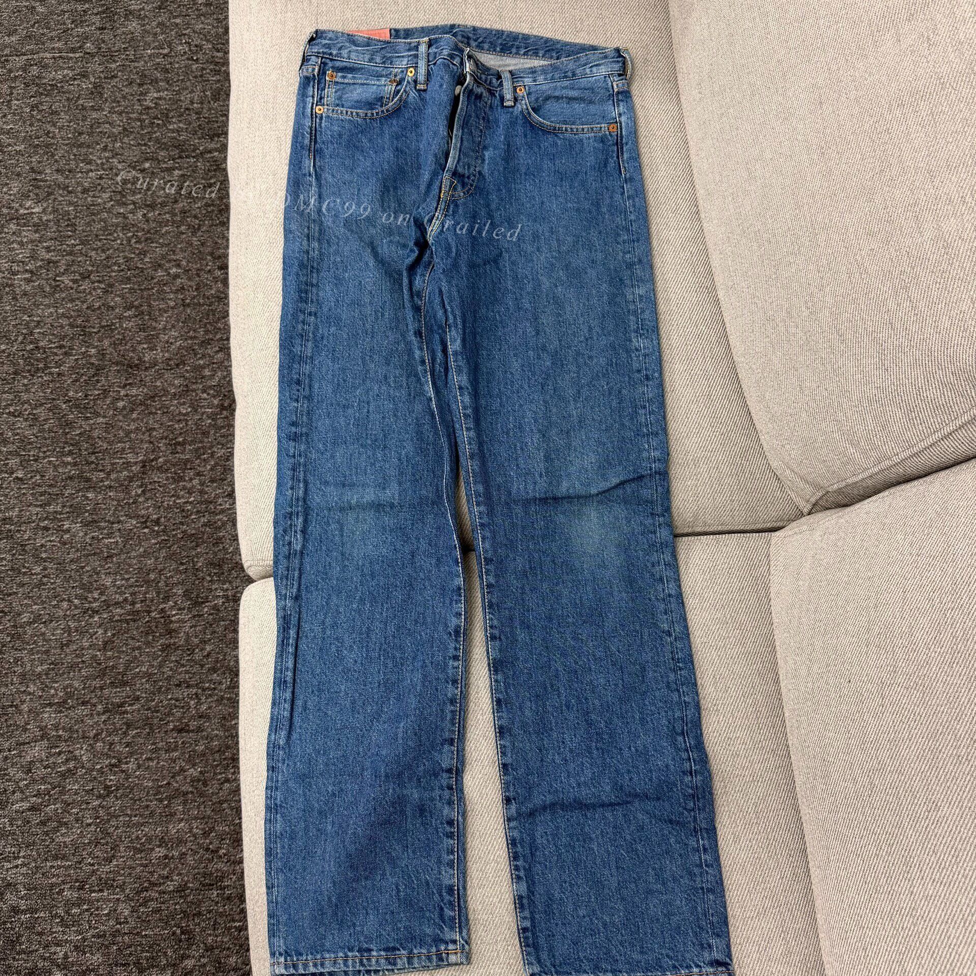 Acne Studios Acne Studios 1996 Trash Dark Blue Jeans Size US 31 - 1 Thumbnail