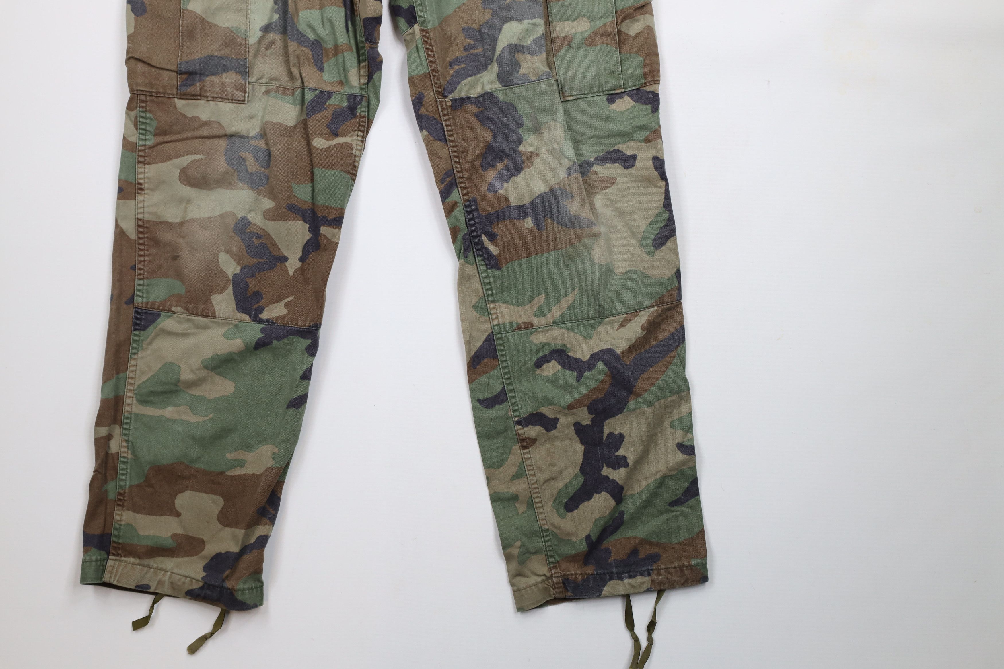 Vintage Vintage 90s Woodland Camouflage Combat Cargo Pants USA Size US 34 / EU 50 - 4 Thumbnail