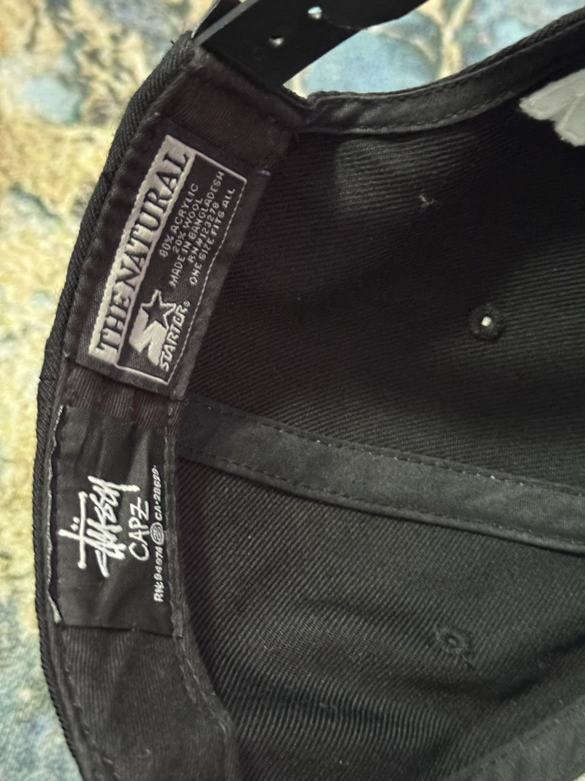 Starter × Stussy Stussy x starter SS Link Black Mint Green Snapback hat Size ONE SIZE - 9 Thumbnail