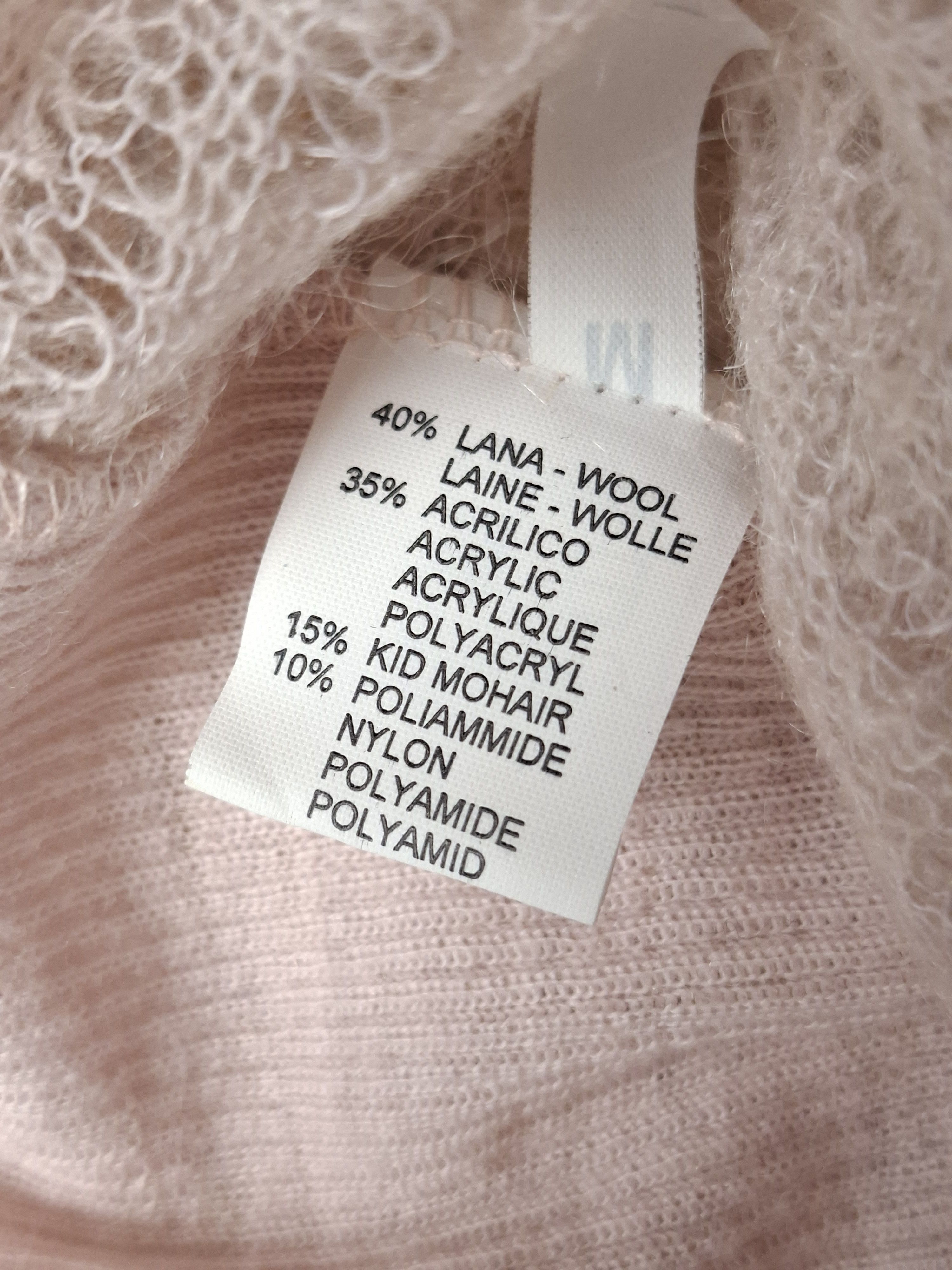 Other GOTHA Italy Wool Balletcore Whimsy Wrap Cardigan Pink Mohair Size M / US 6-8 / IT 42-44 - 10 Thumbnail
