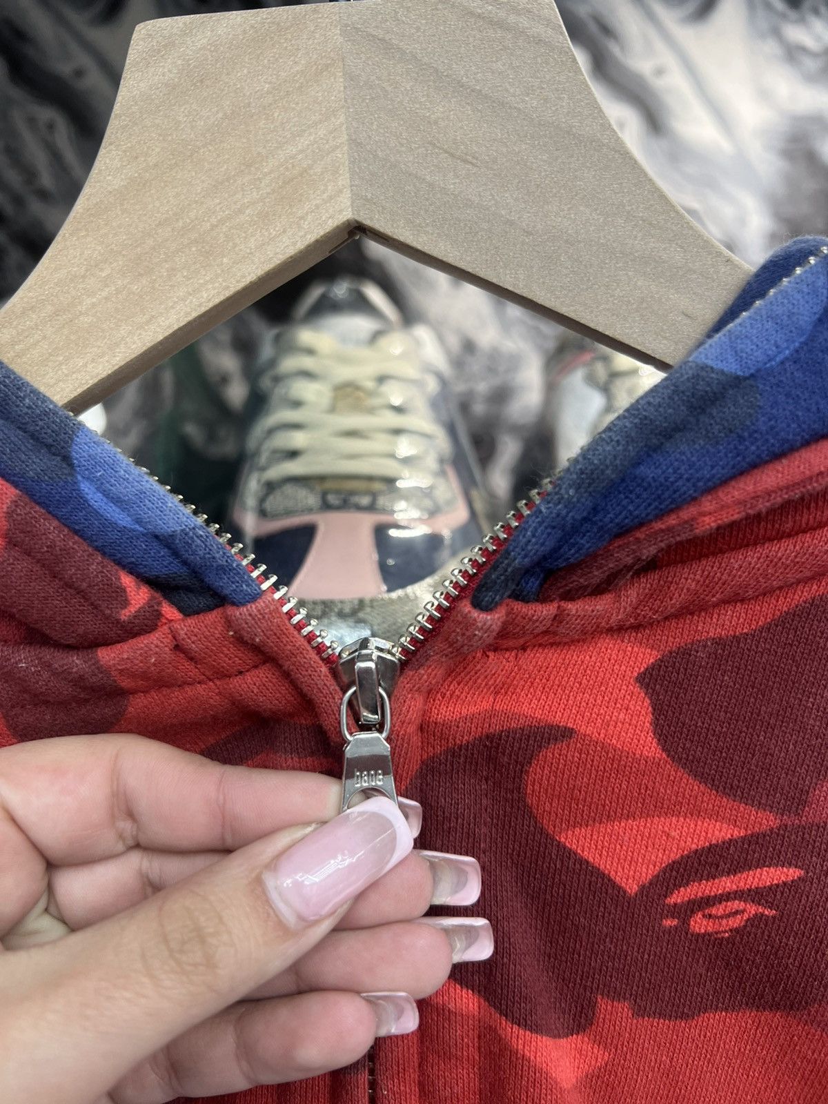 Bape Bape Ape Multicolor Shark Zip Up Size US XL / EU 56 / 4 - 5 Thumbnail