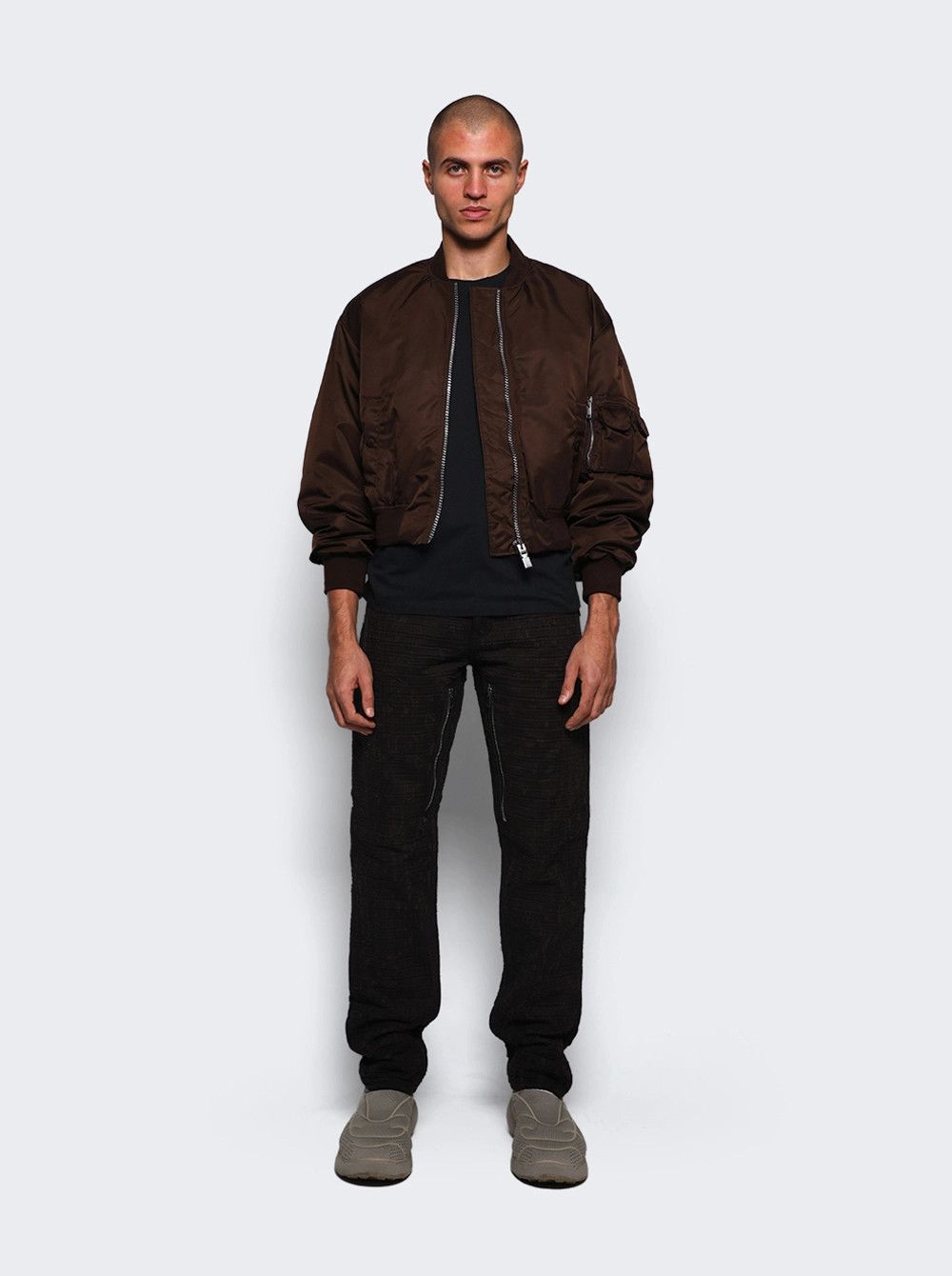 Givenchy o1mle0426 Zipped Slim Fit Denim Trousers in Brown Size US 34 / EU 50 - 2 Thumbnail