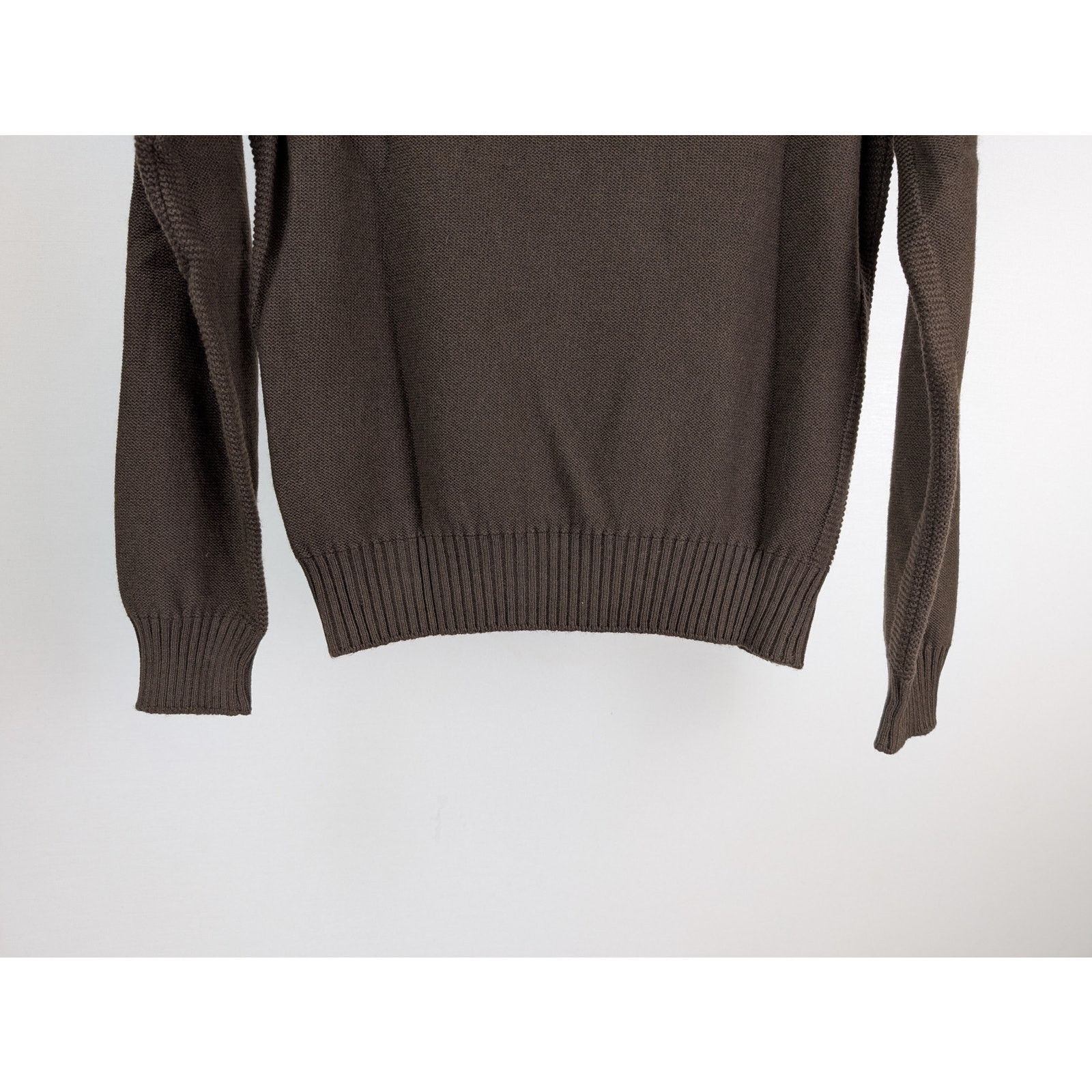 Tom Ford o1rshd1 CC20 Henley Knitwear Sweatshirt in Brown Size US M / EU 48-50 / 2 - 8 Thumbnail