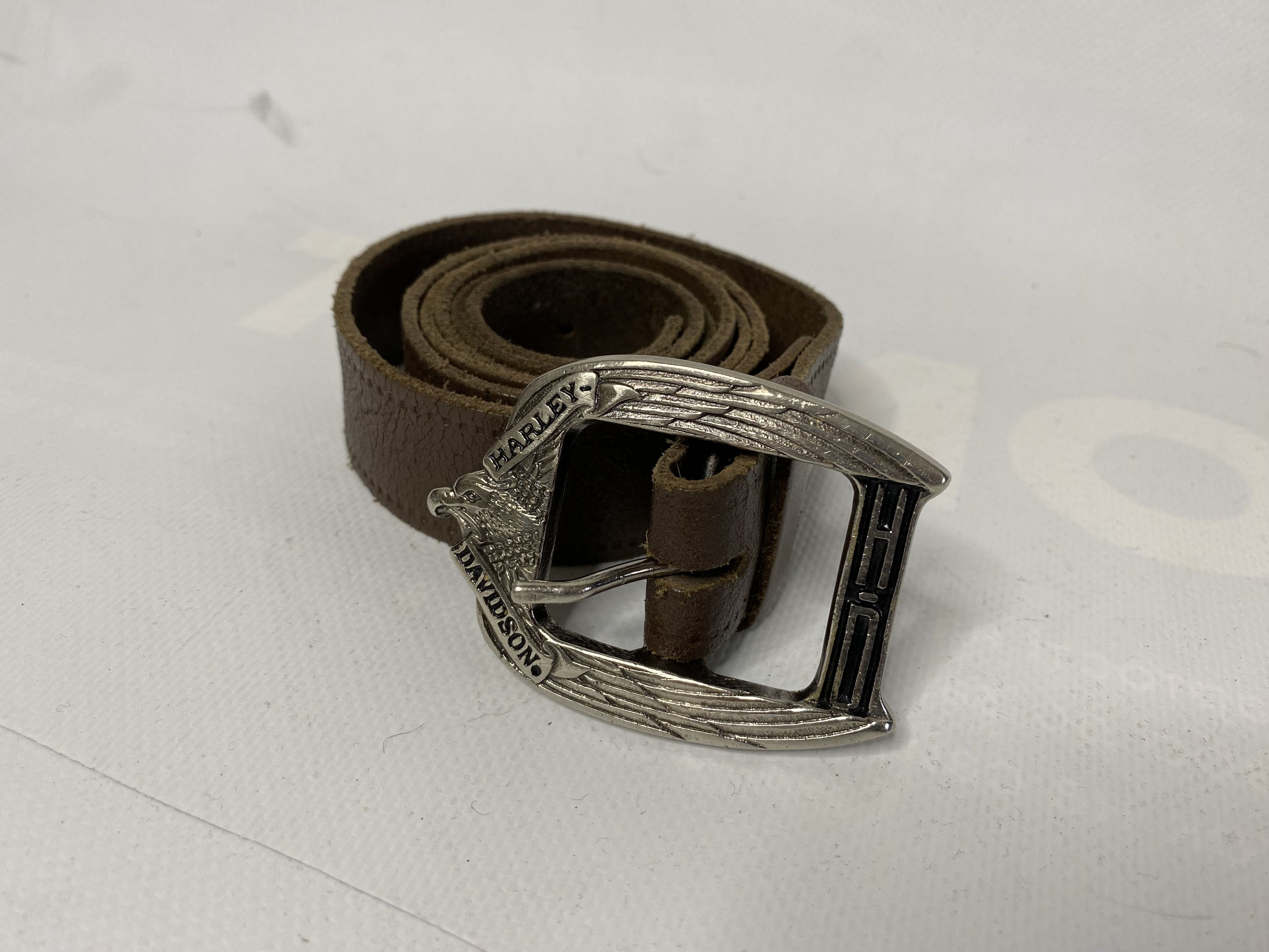 Harley Davidson × Vintage VINTAGE HARLEY DAVIDSON 1989 BELT SOLID BRASS Size ONE SIZE - 1 Thumbnail
