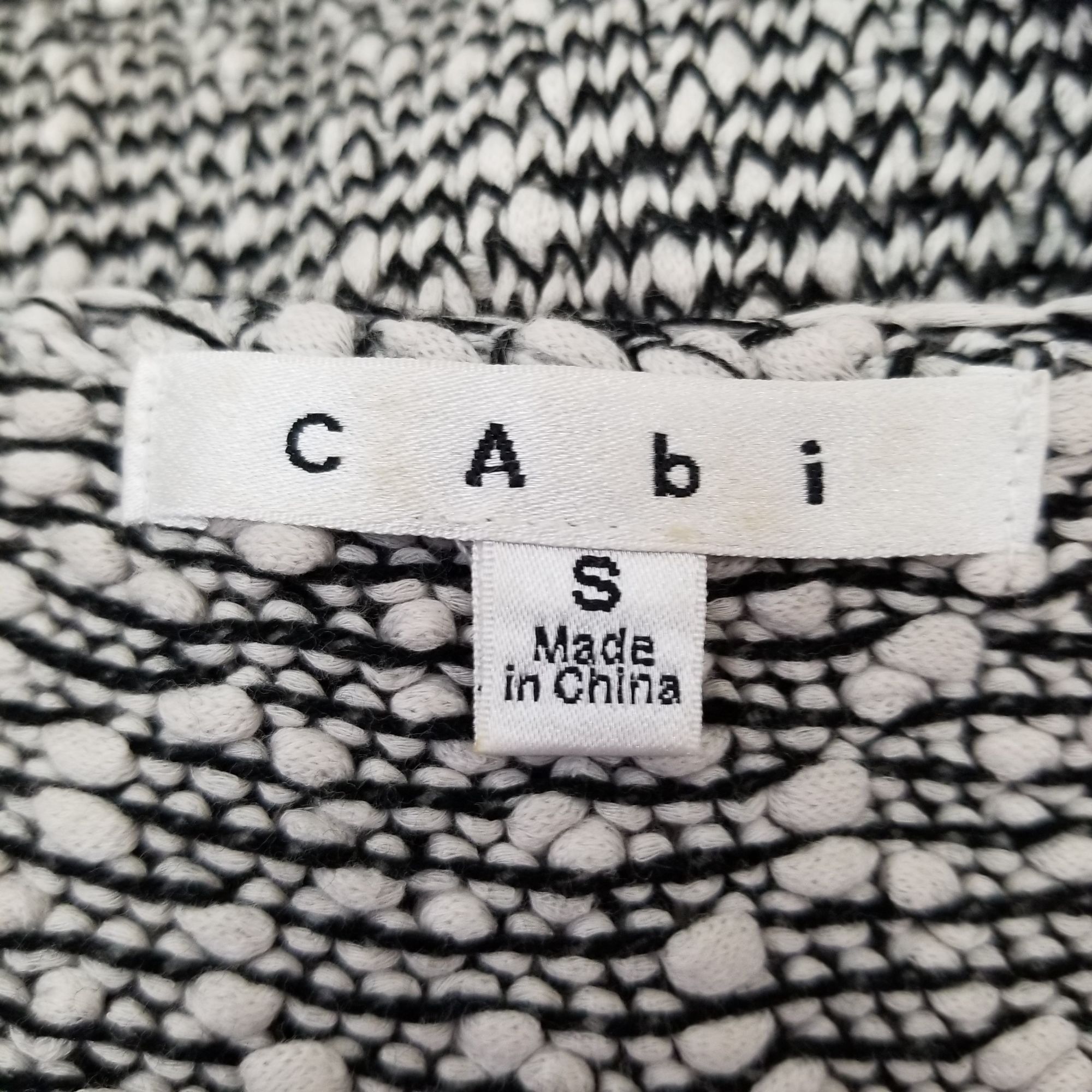 Other CAbi 488 S Top Sleeveless TAPE YARN Tank Marled Knit Sweater Size S / US 4 / IT 40 - 4 Thumbnail