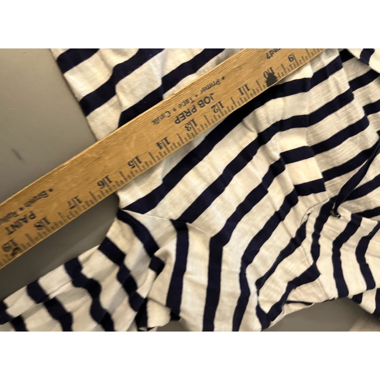 Loft Loft Hoodie Women's Small White Navy Striped L/S Drawstring Pullover V-Neck Pullover Hoodie Womens S White Navy Striped L/S Drawstring V-Neck Hoodie Size S / US 4 / IT 40 - 5 Thumbnail